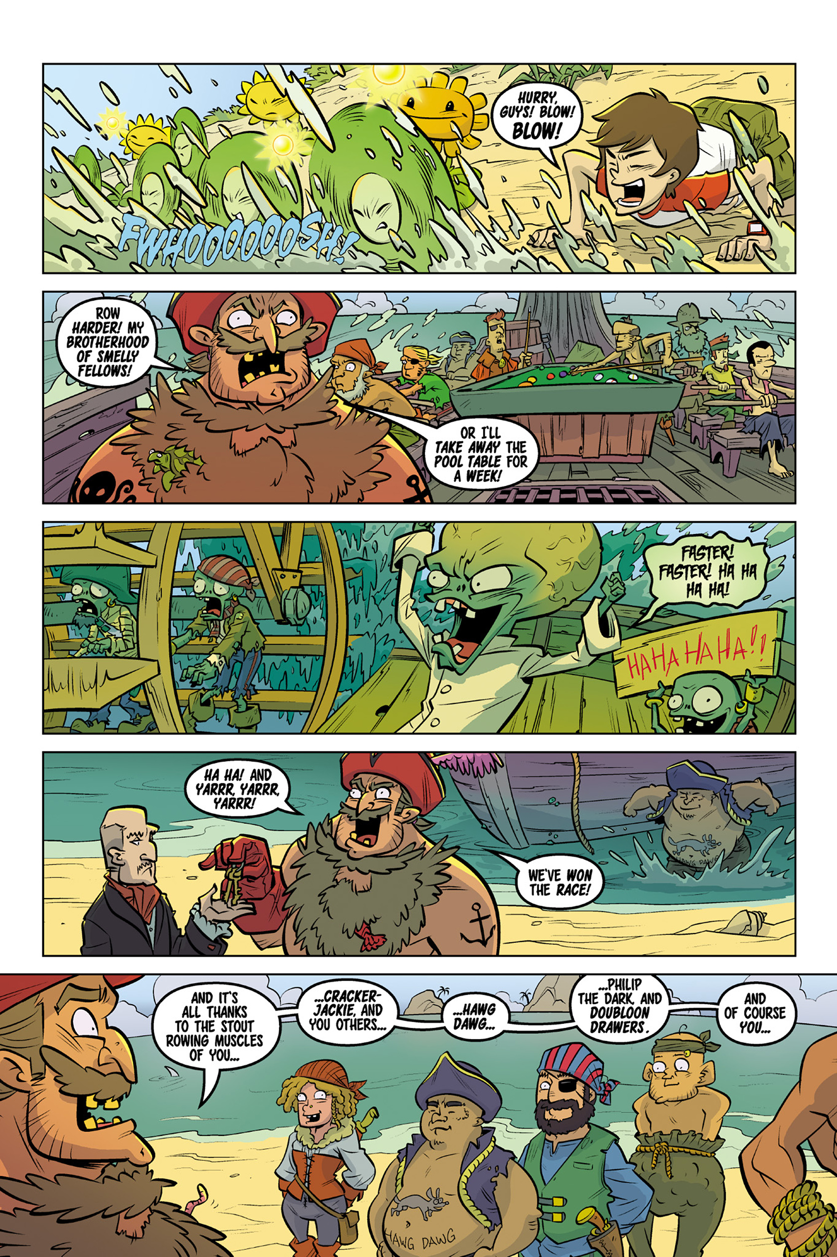 Read online Plants vs. Zombies: Timepocalypse comic -  Issue #5 - 8