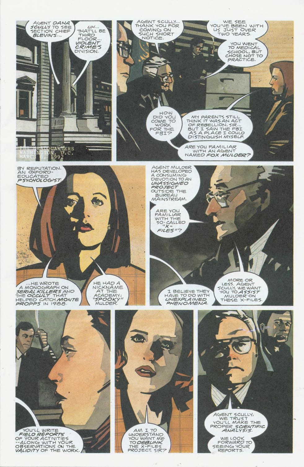 Read online The X-Files (1995) comic -  Issue #0 - 7