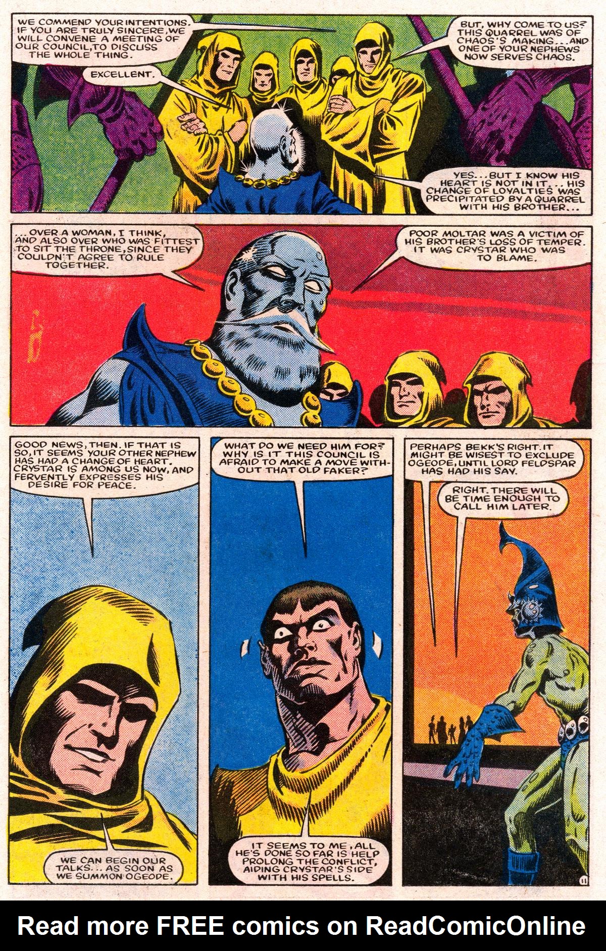 Read online The Saga of Crystar, Crystal Warrior comic -  Issue #9 - 12