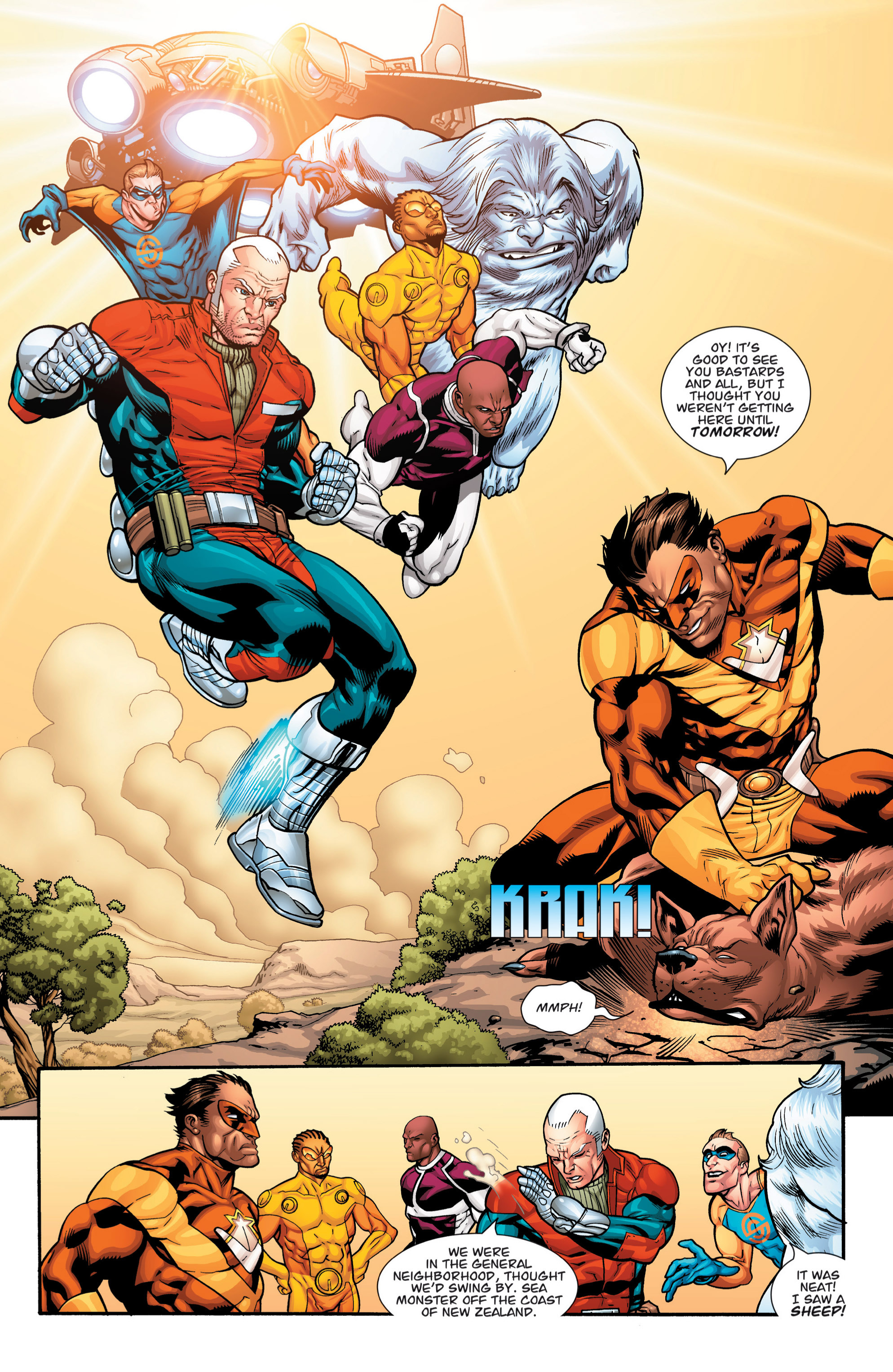 Read online Guarding the Globe (2010) comic -  Issue # _TPB - 31