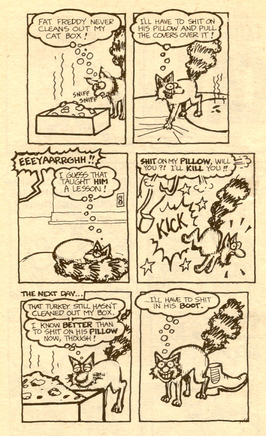 Read online Adventures of Fat Freddy's Cat comic -  Issue #1 - 15