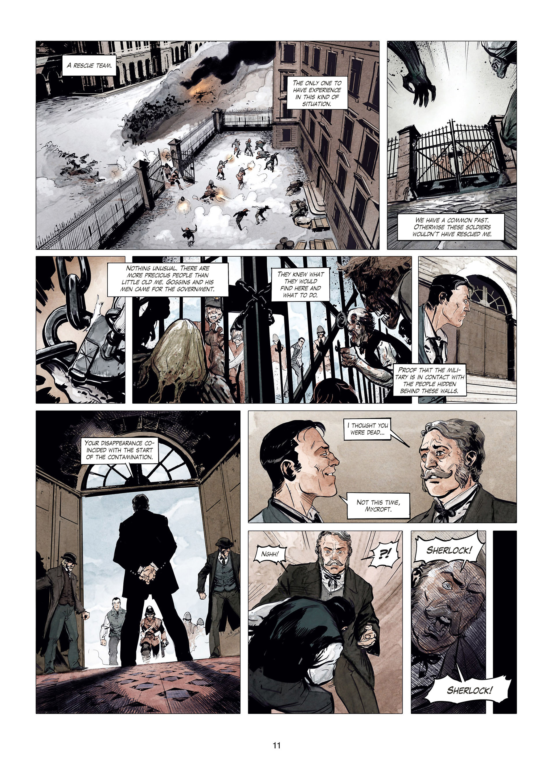 Read online Sherlock Holmes Society Tome 4 : Contamination comic -  Issue # Full - 11