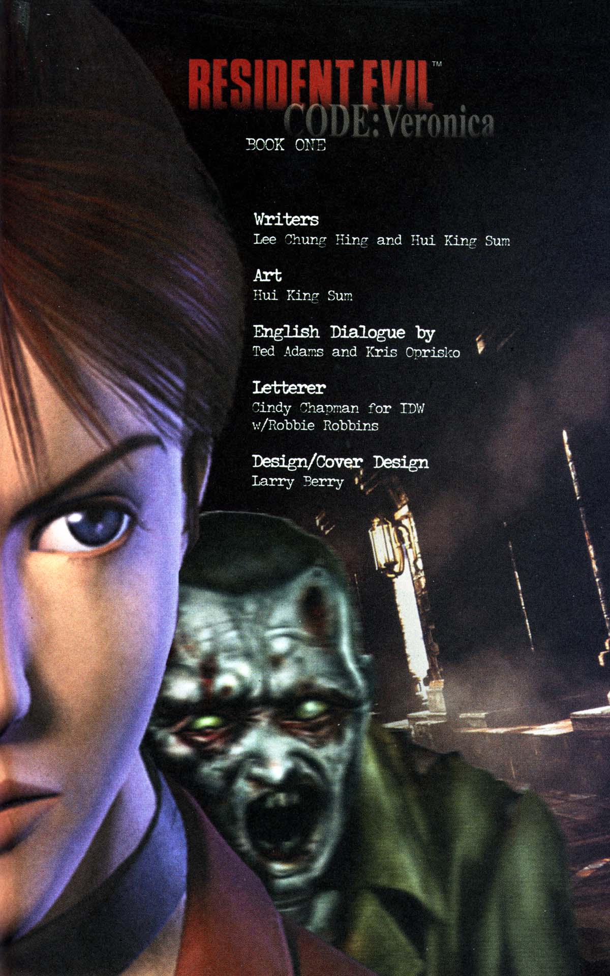 Read online Resident Evil Code: Veronica comic -  Issue #1 - 2