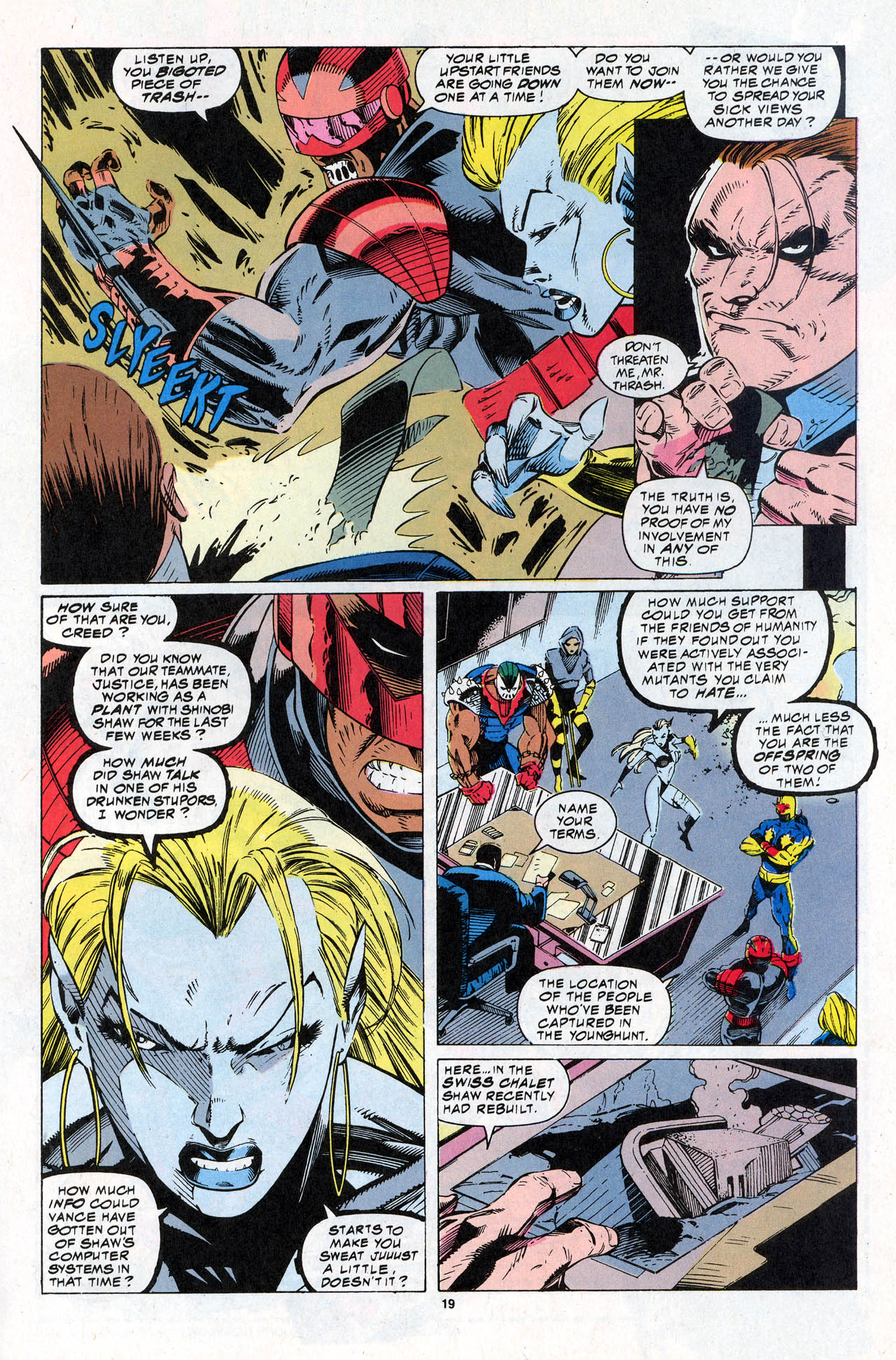 Read online X-Force (1991) comic -  Issue #33 - 19