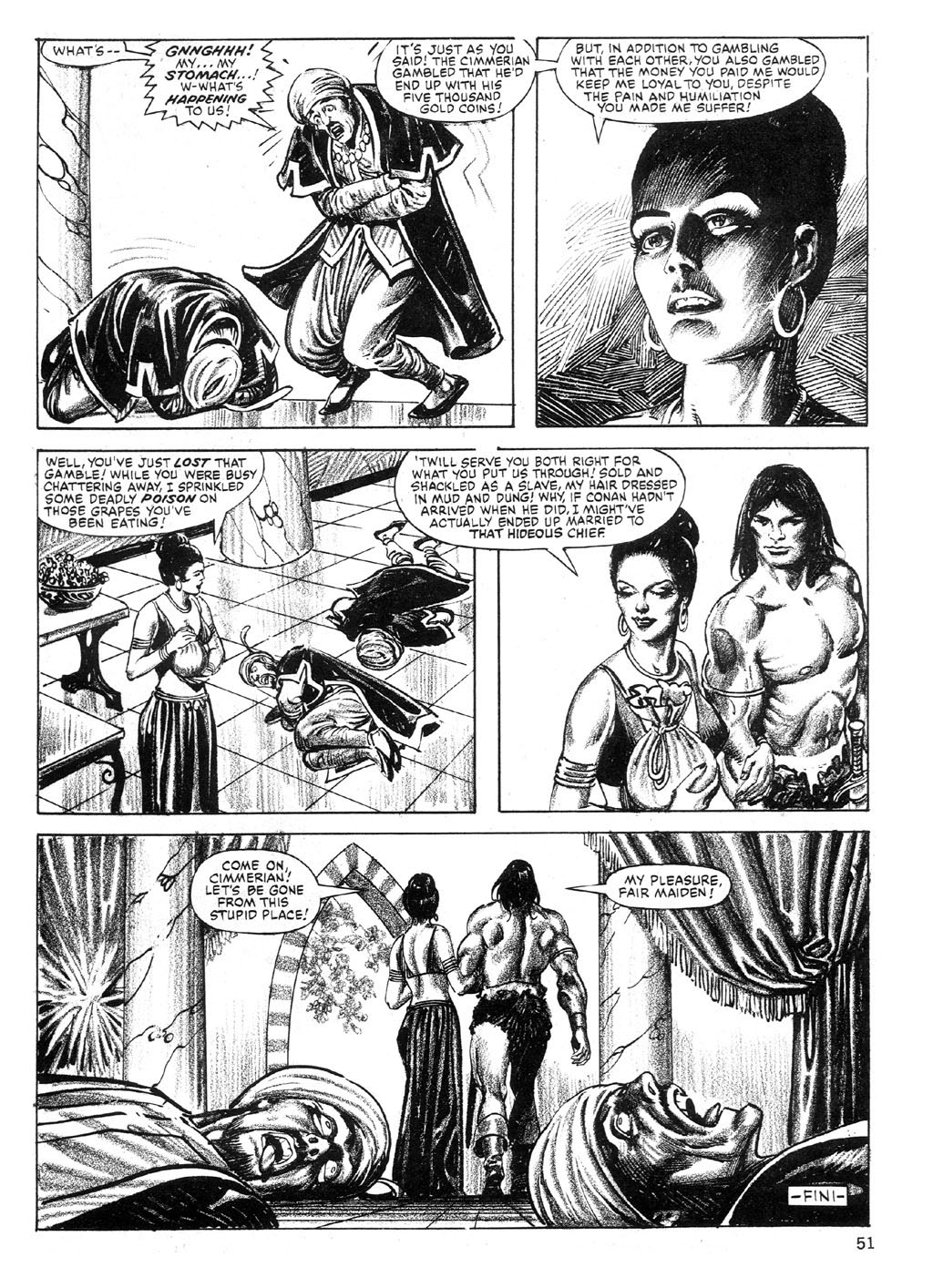 Read online The Savage Sword Of Conan comic -  Issue #89 - 50