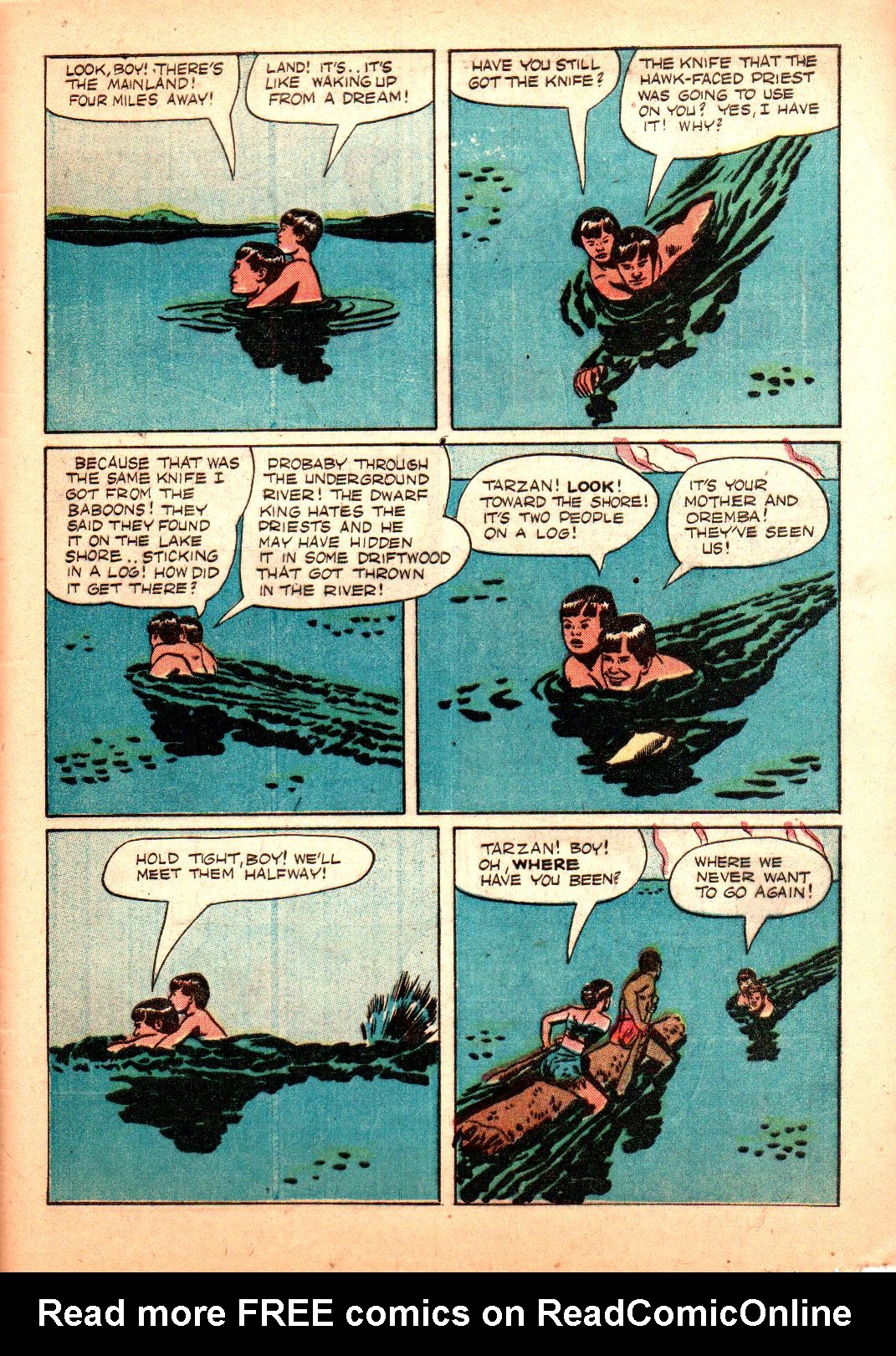 Read online Tarzan (1948) comic -  Issue #3 - 33