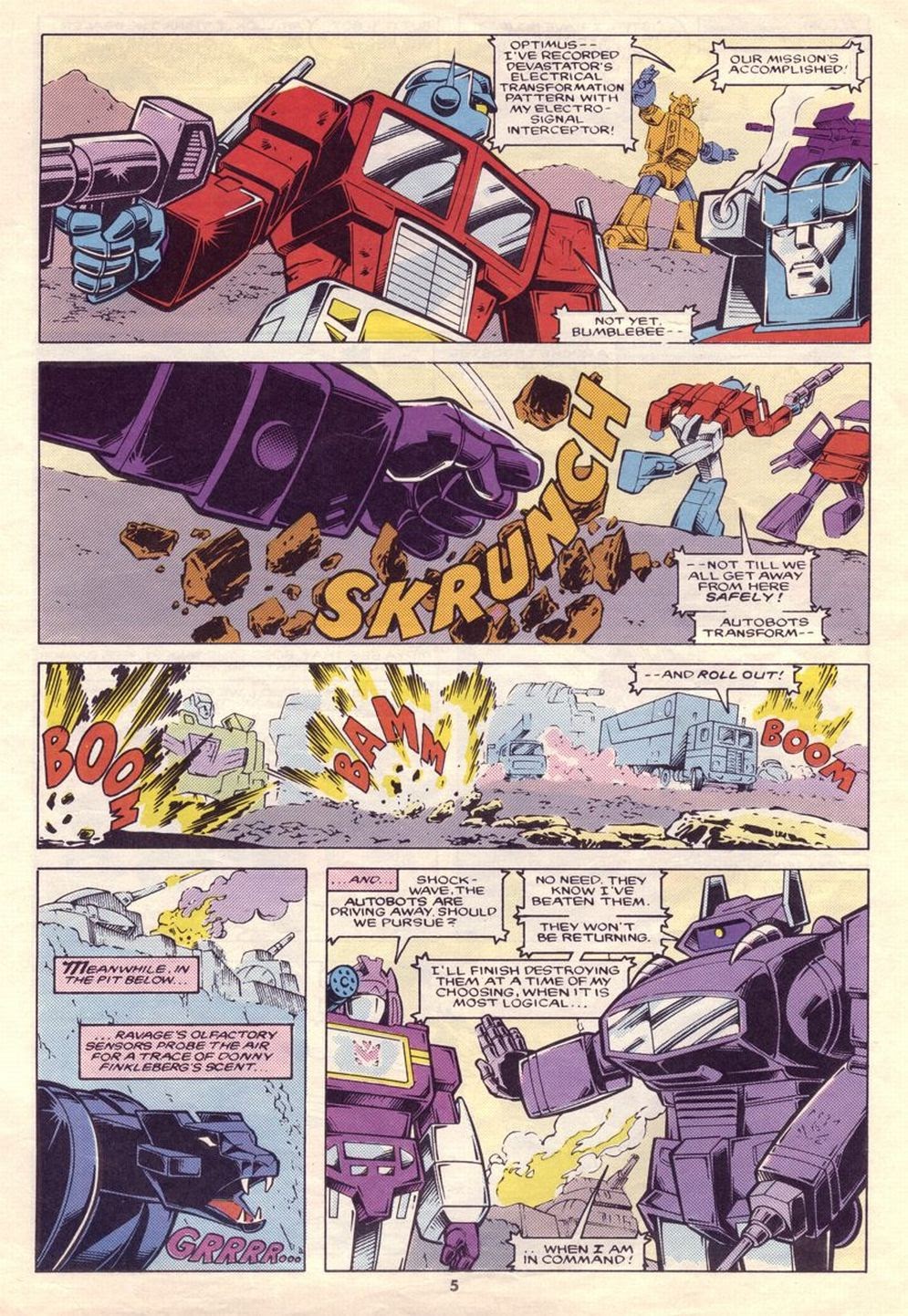 Read online The Transformers (UK) comic -  Issue #71 - 4