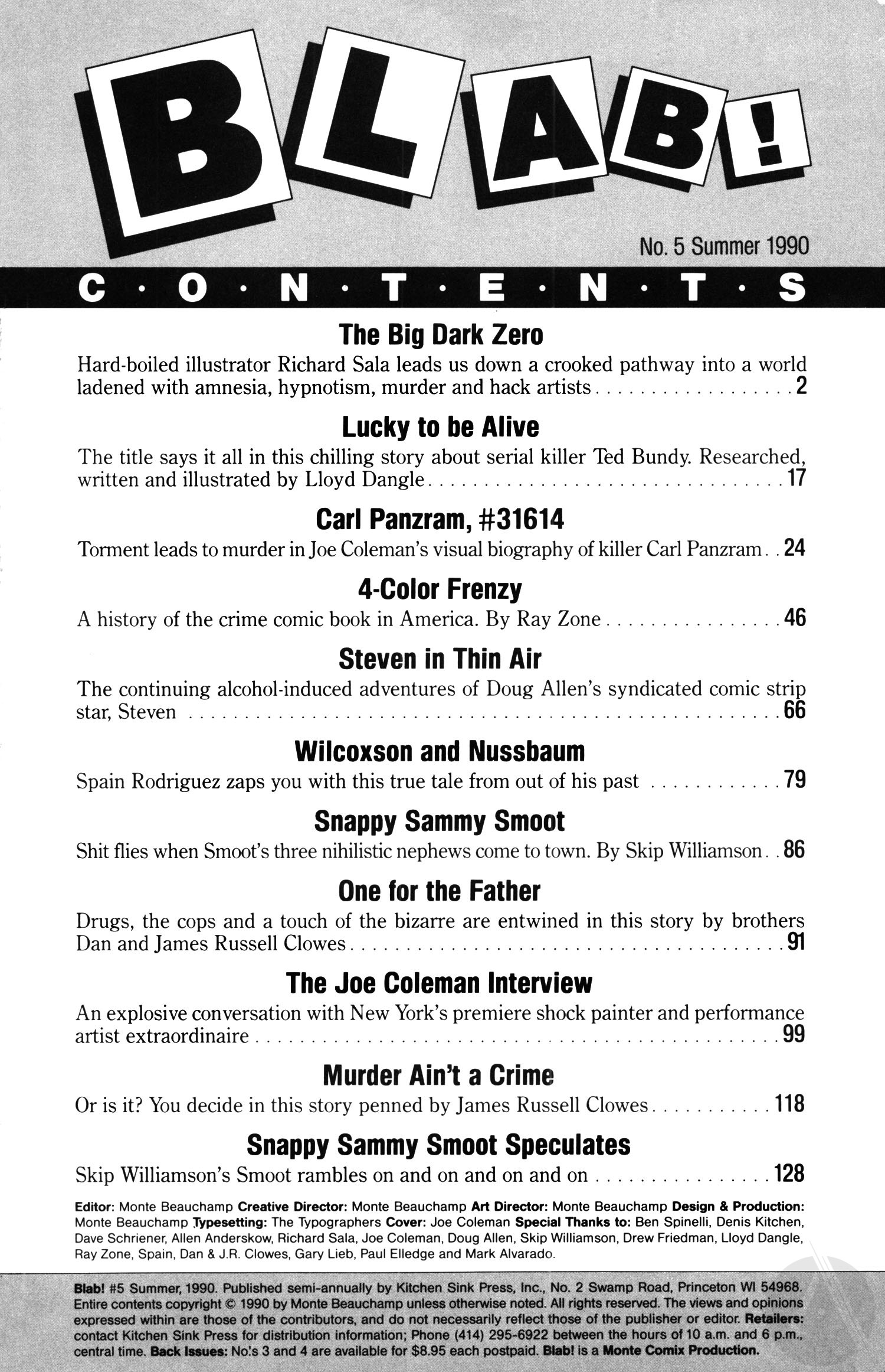 Read online Blab! comic -  Issue #5 - 3