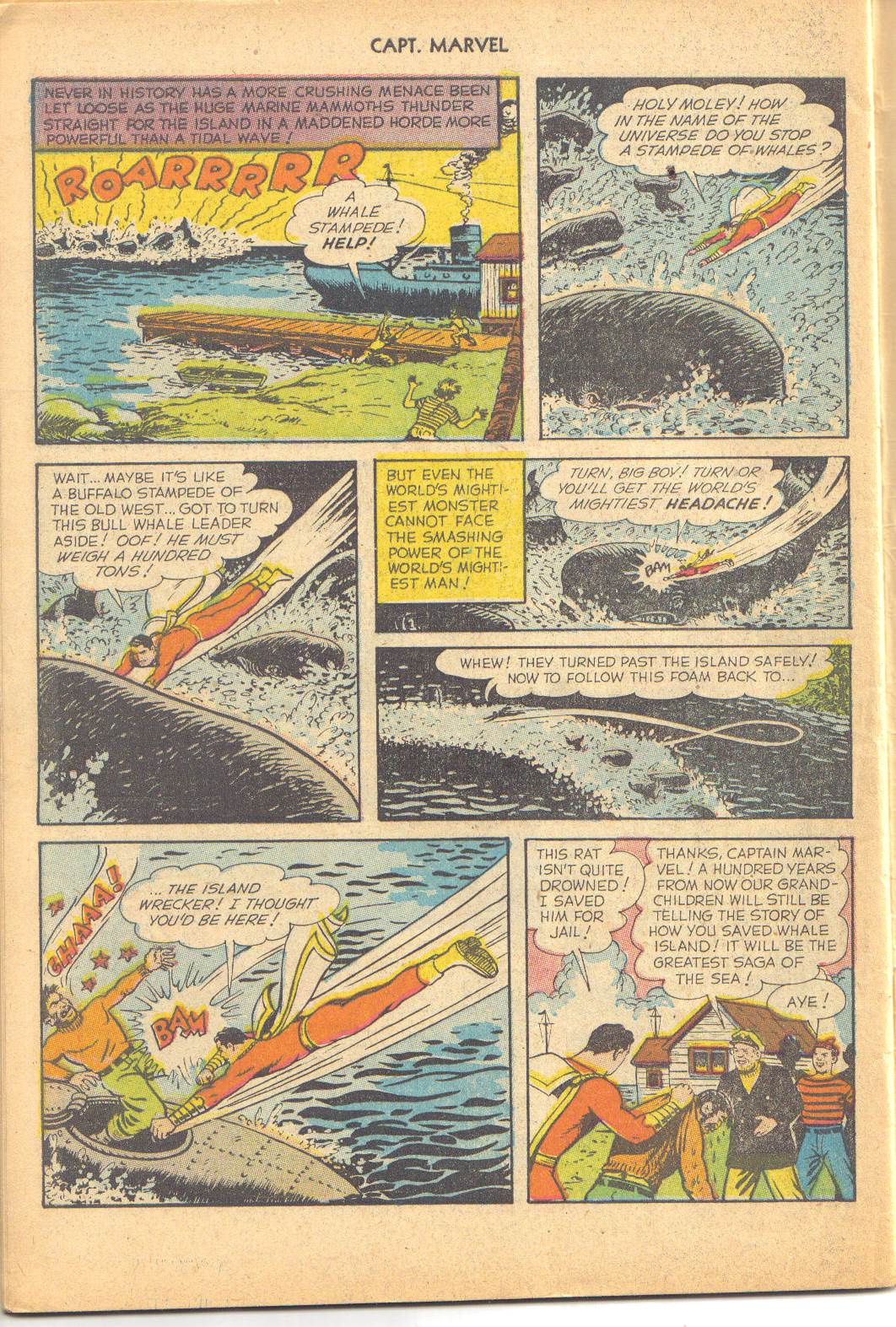 Read online Captain Marvel Adventures comic -  Issue #141 - 34
