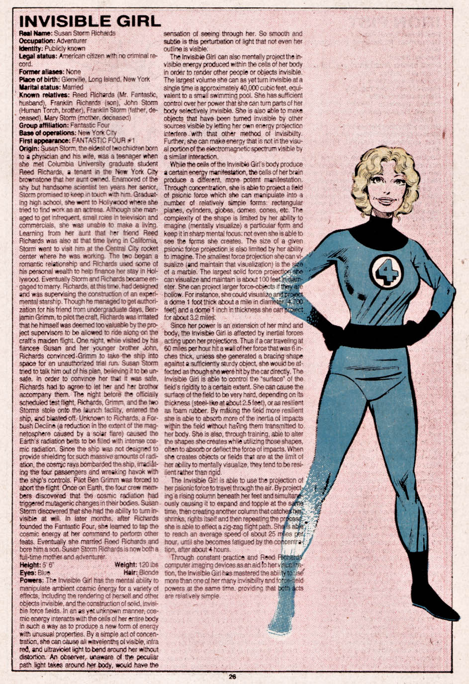 Read online The Official Handbook of the Marvel Universe comic -  Issue #5 - 26