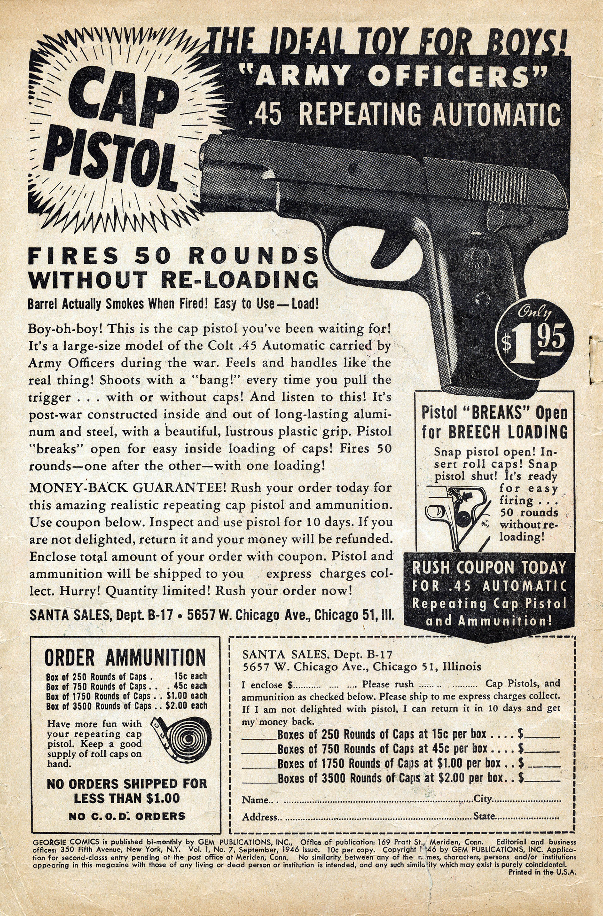 Read online Georgie Comics (1945) comic -  Issue #7 - 2