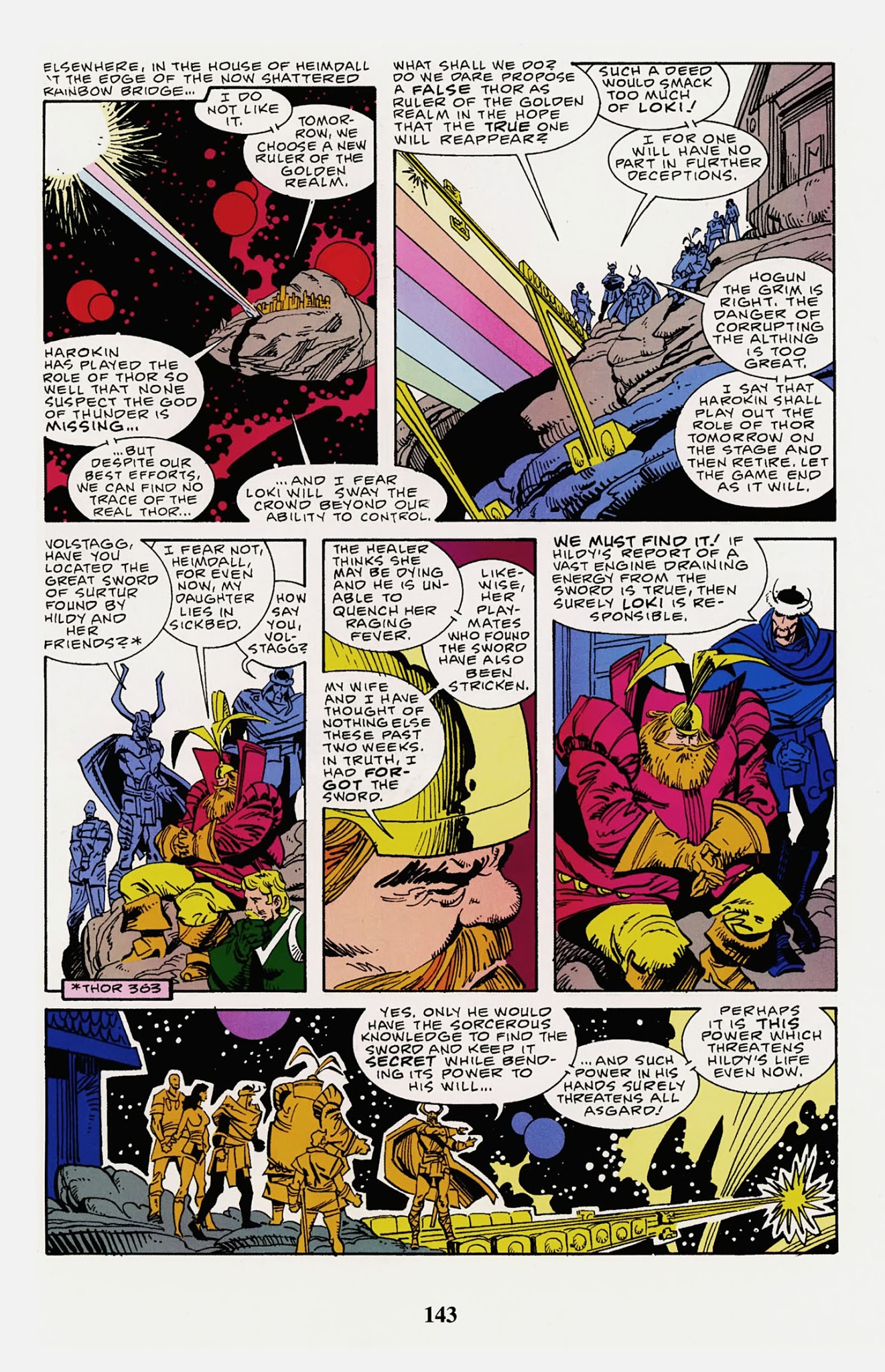 Read online Thor Visionaries: Walter Simonson comic -  Issue # TPB 3 - 145