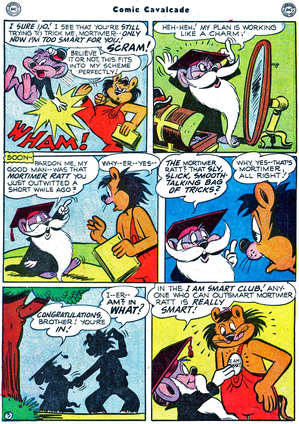 Read online Comic Cavalcade comic -  Issue #39 - 44