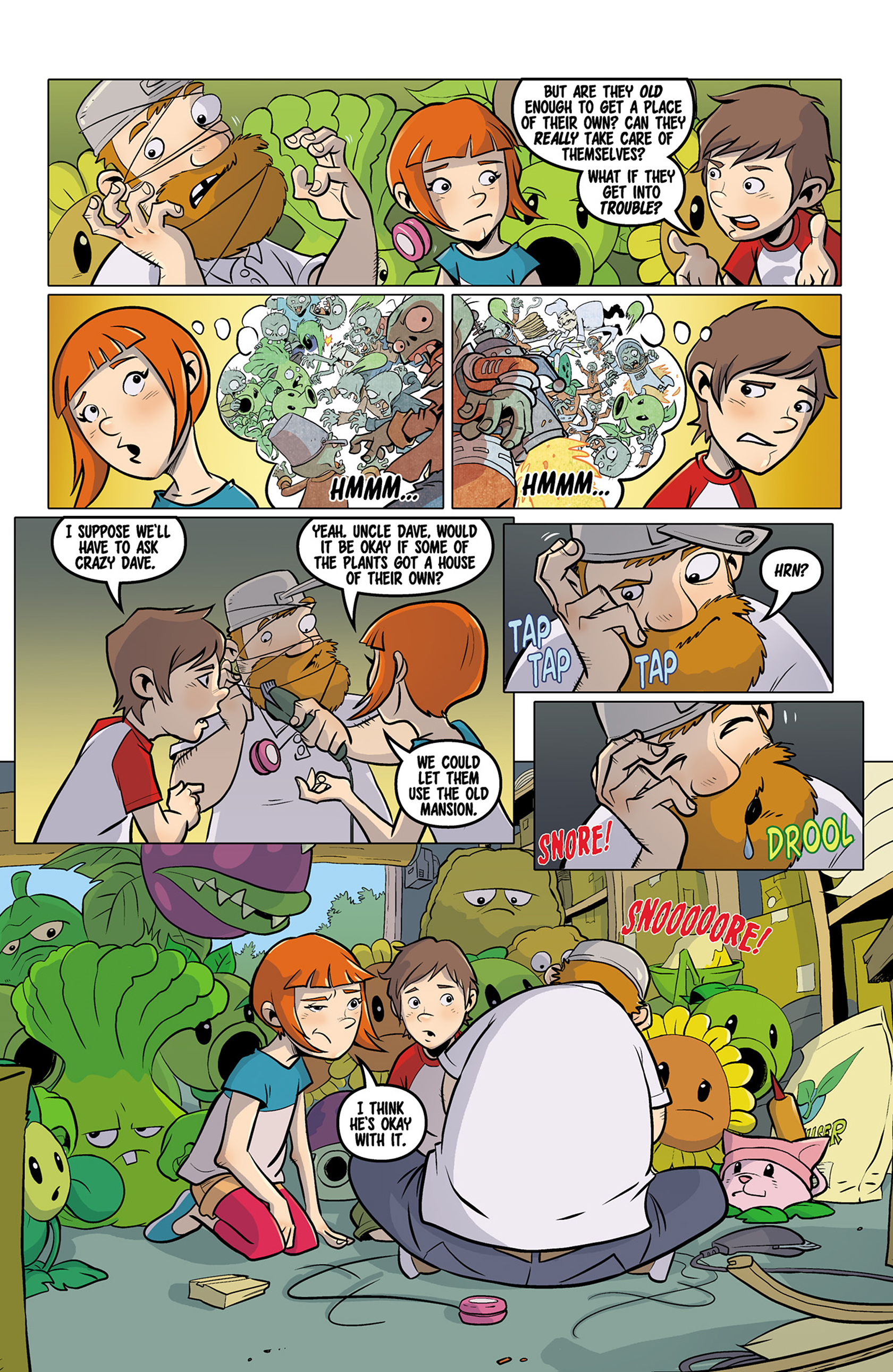 Read online Plants vs. Zombies: Grown Sweet Home comic -  Issue #4 - 7