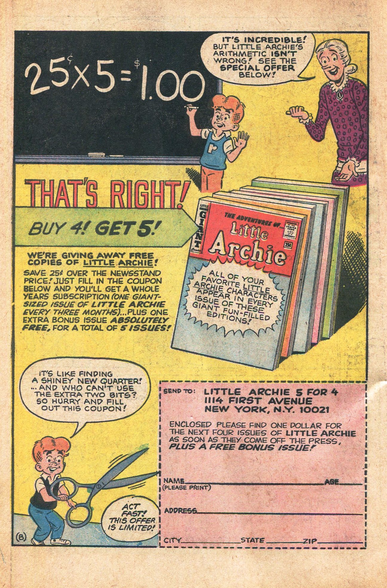 Read online The Adventures of Little Archie comic -  Issue #44 - 66