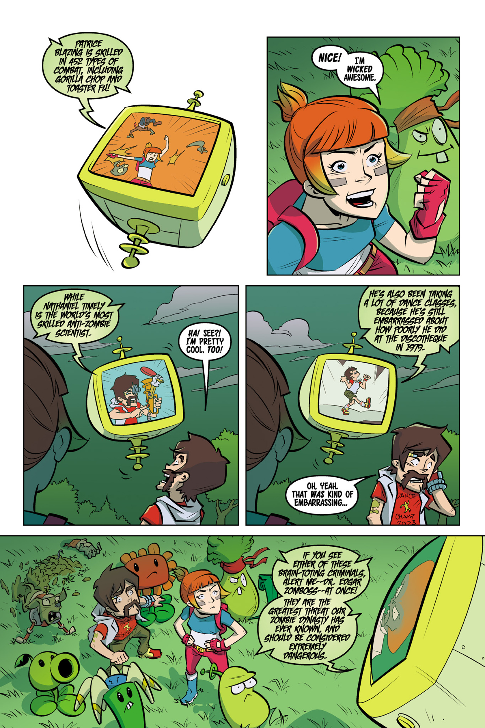 Read online Plants vs. Zombies: Timepocalypse comic -  Issue #4 - 9