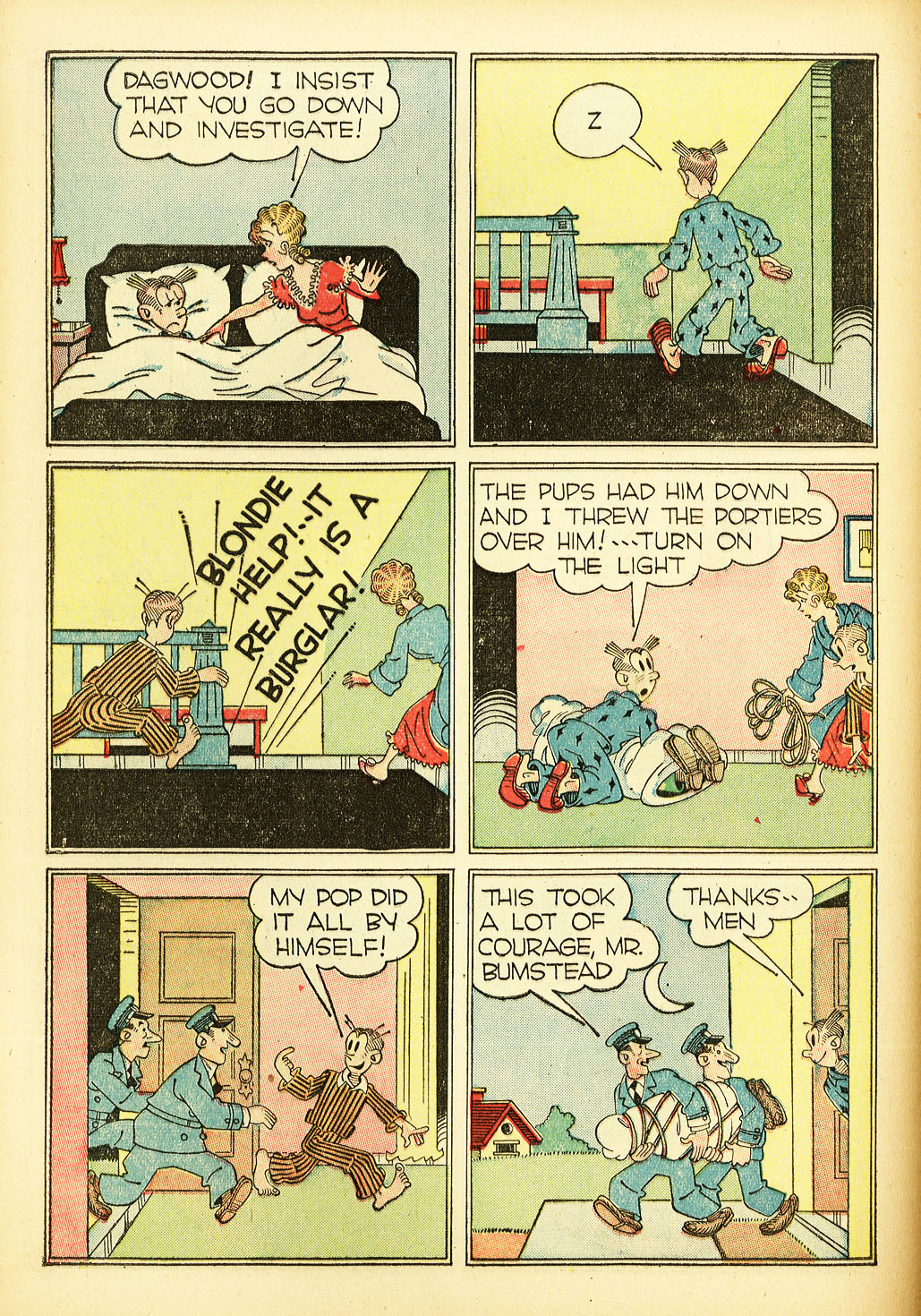 Read online Blondie Comics (1947) comic -  Issue #8 - 8