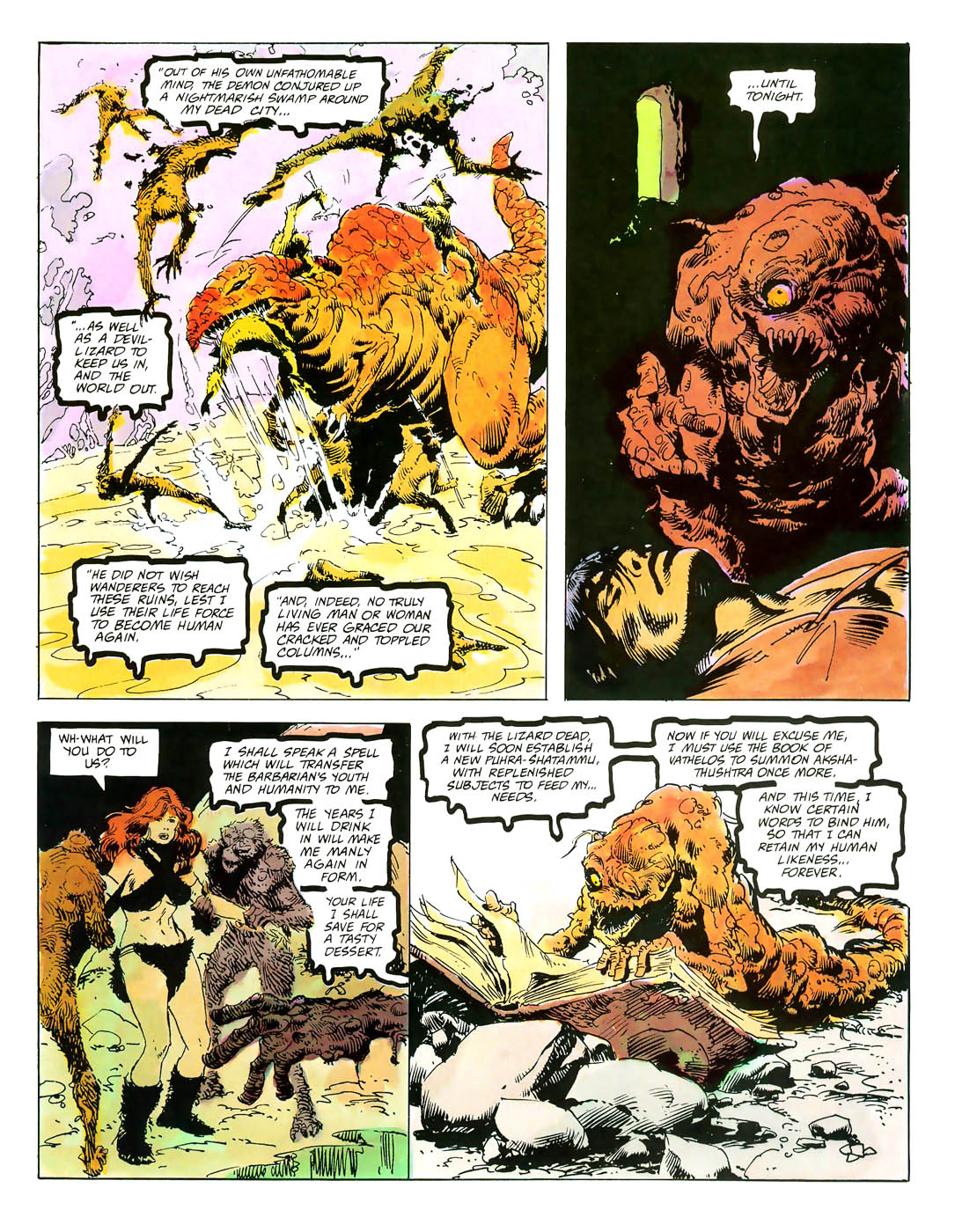Read online Marvel Graphic Novel comic -  Issue #69 - Conan - The Rogue - 57