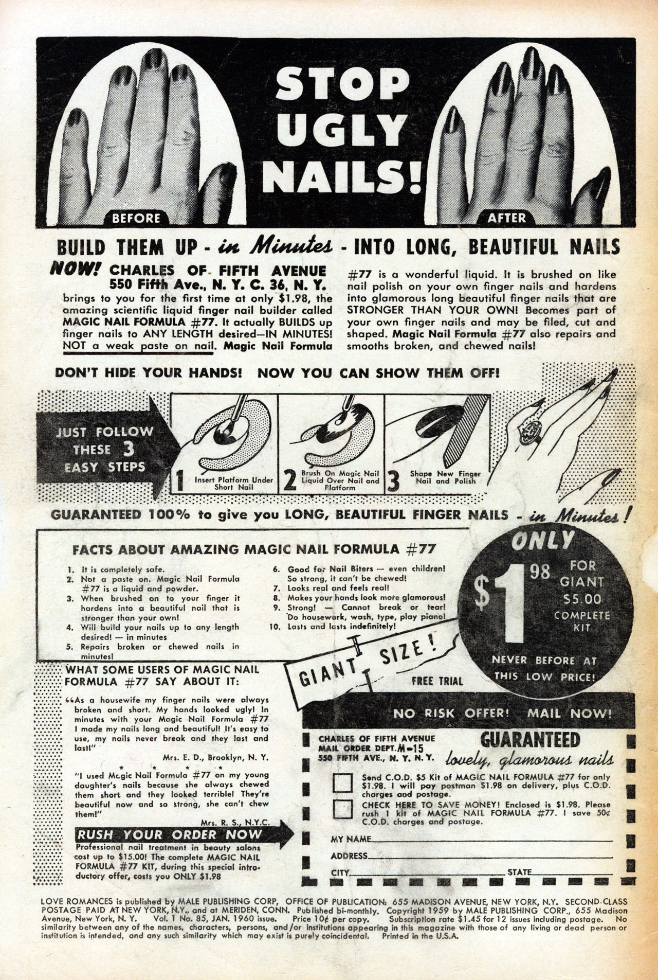 Read online Love Romances comic -  Issue #85 - 2