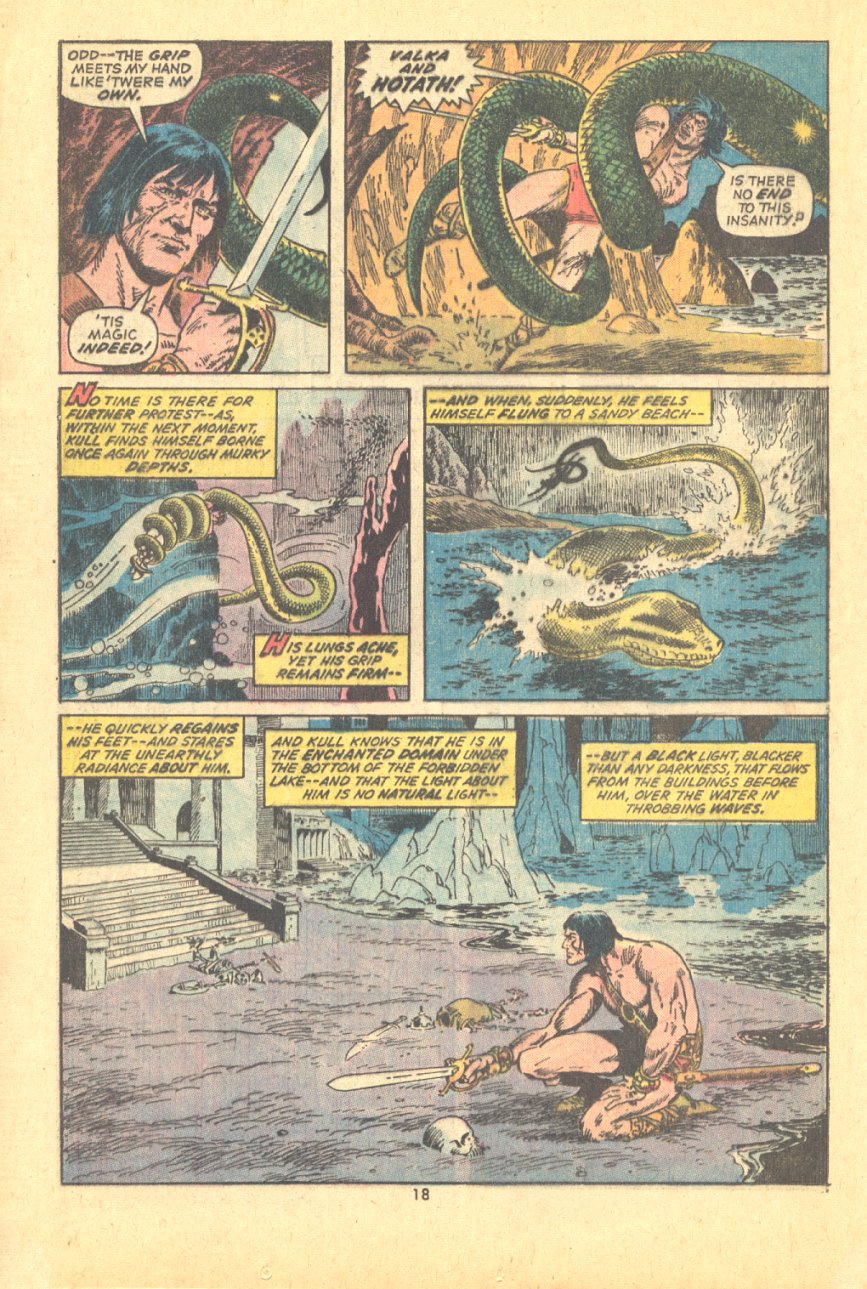 Read online Kull, the Conqueror (1971) comic -  Issue #7 - 14