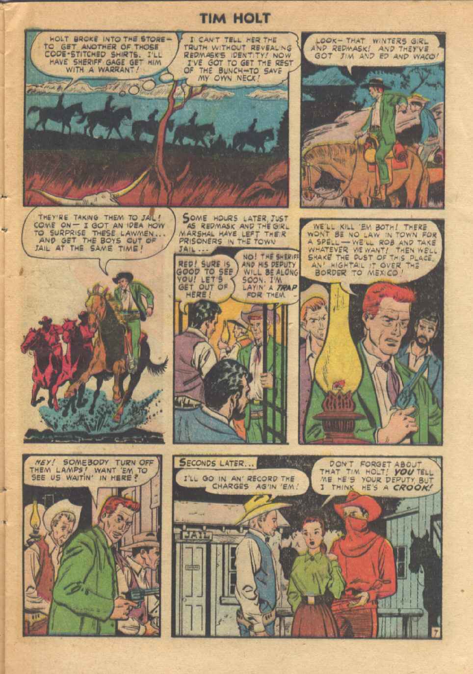 Read online Tim Holt comic -  Issue #26 - 8