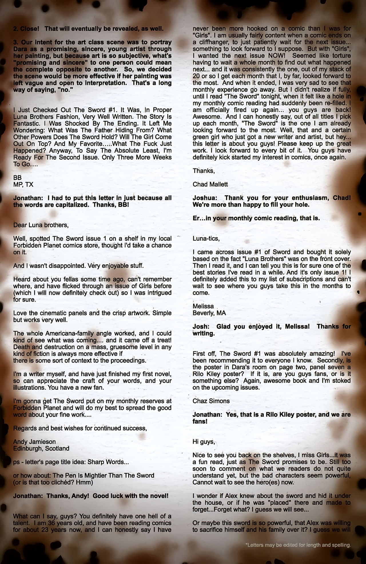 Read online The Sword comic -  Issue #3 - 27