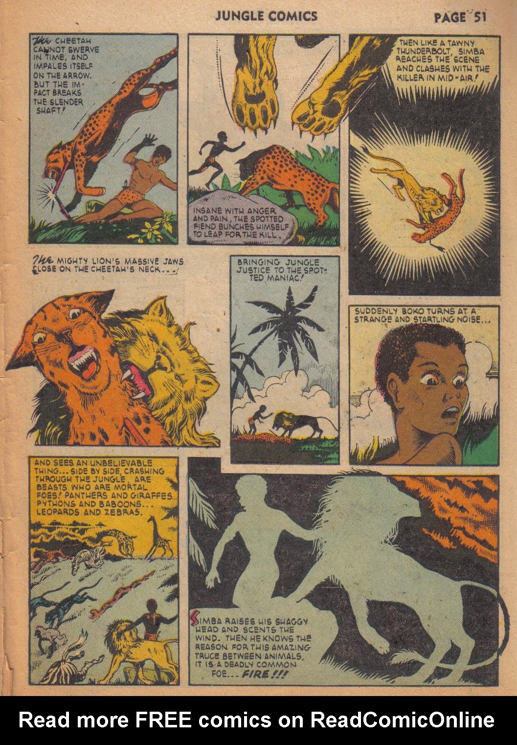 Read online Jungle Comics comic -  Issue #29 - 52