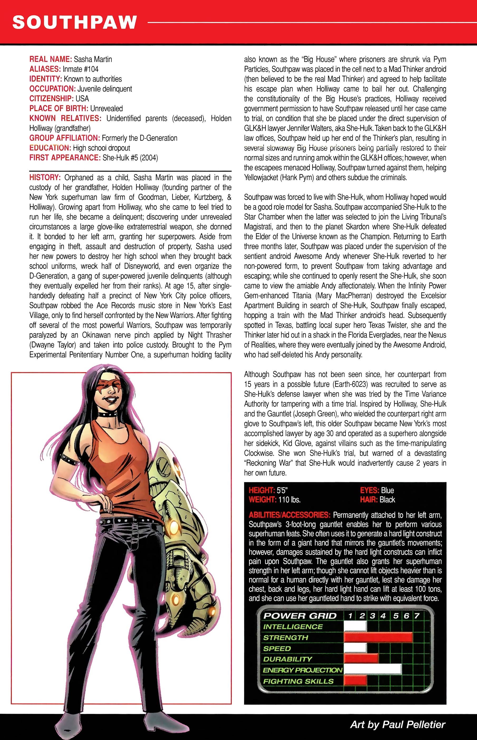 Read online Official Handbook of the Marvel Universe A to Z comic -  Issue # TPB 10 (Part 2) - 126
