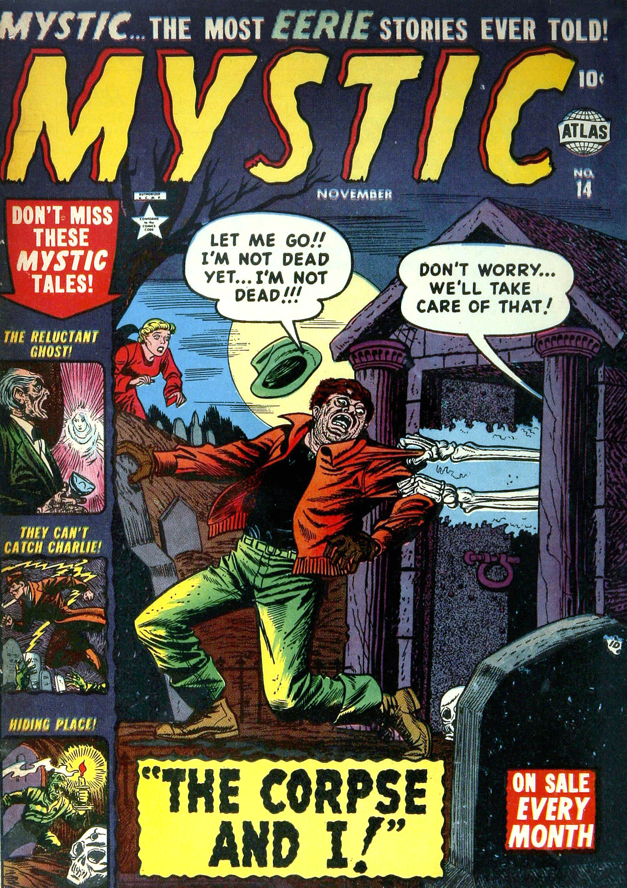 Read online Mystic (1951) comic -  Issue #14 - 1