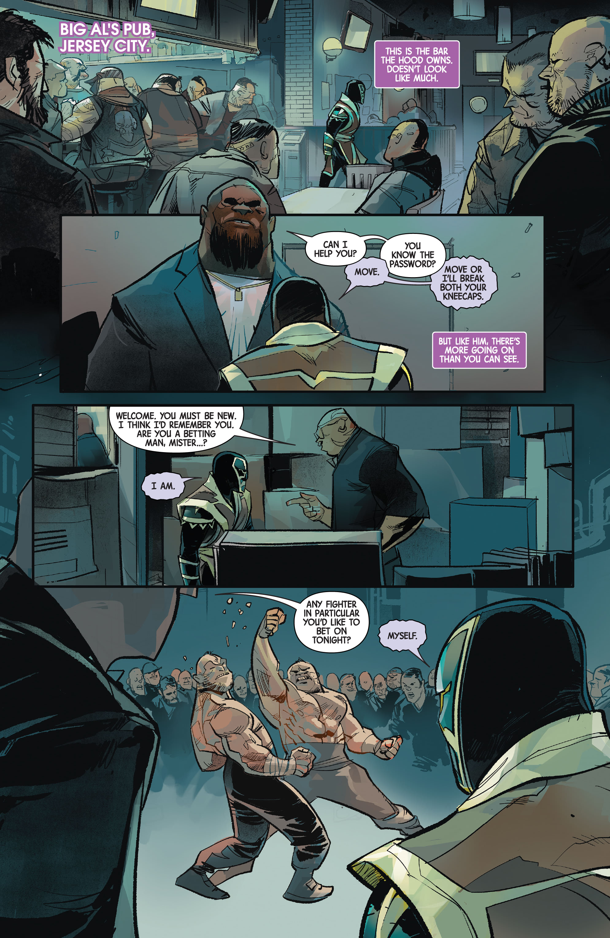 Read online Hawkeye: Freefall comic -  Issue #5 - 8