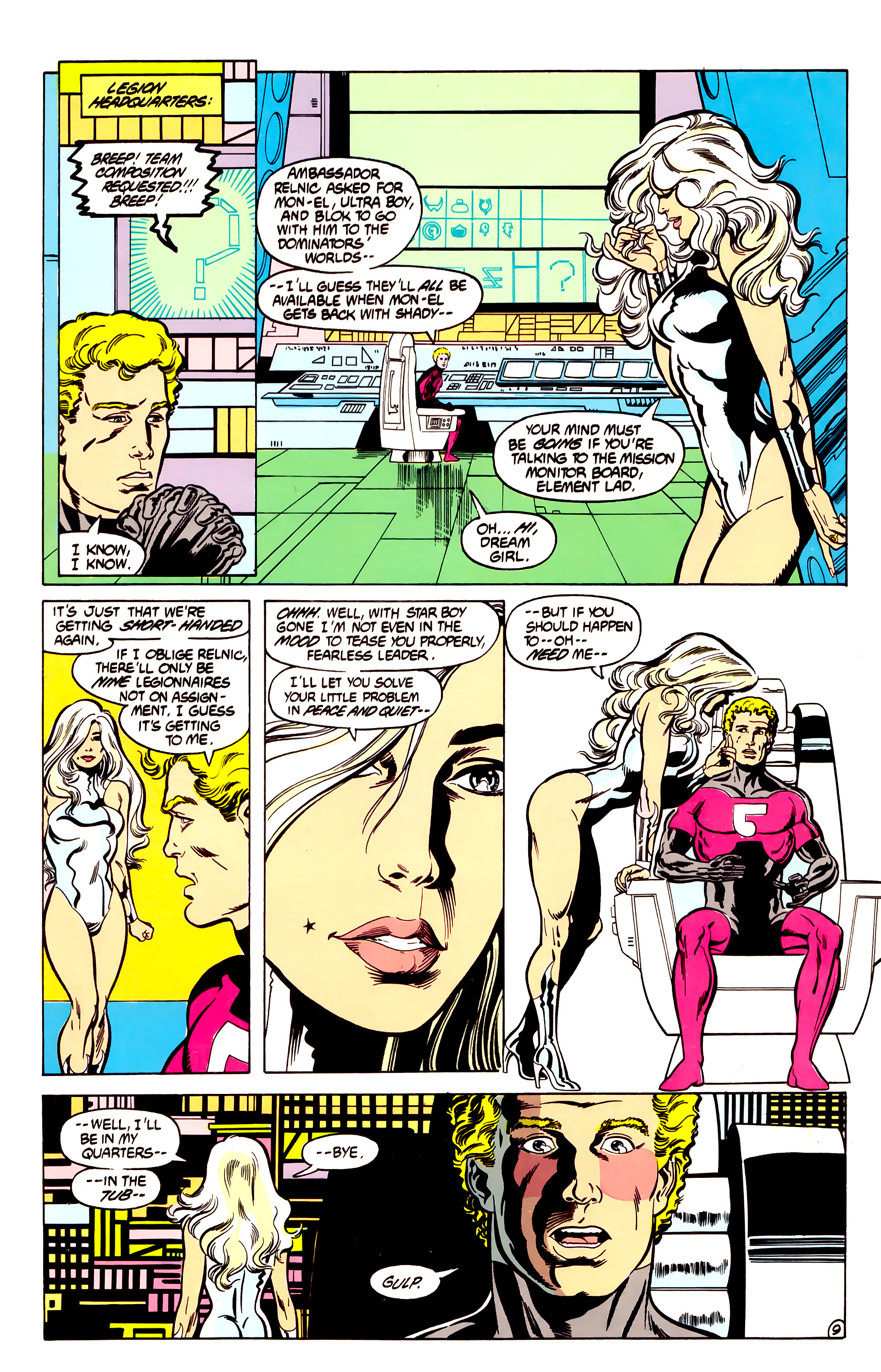 Legion of Super-Heroes (1984) 29 Page 10