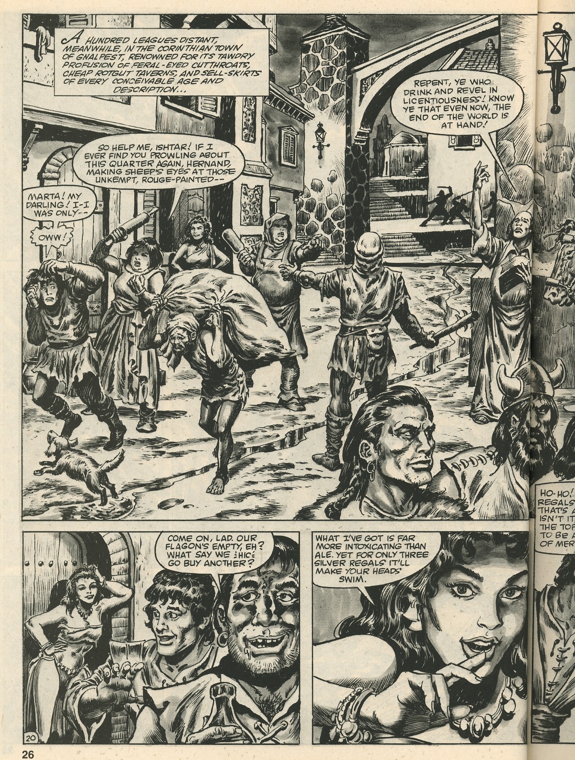 Read online The Savage Sword Of Conan comic -  Issue #108 - 26