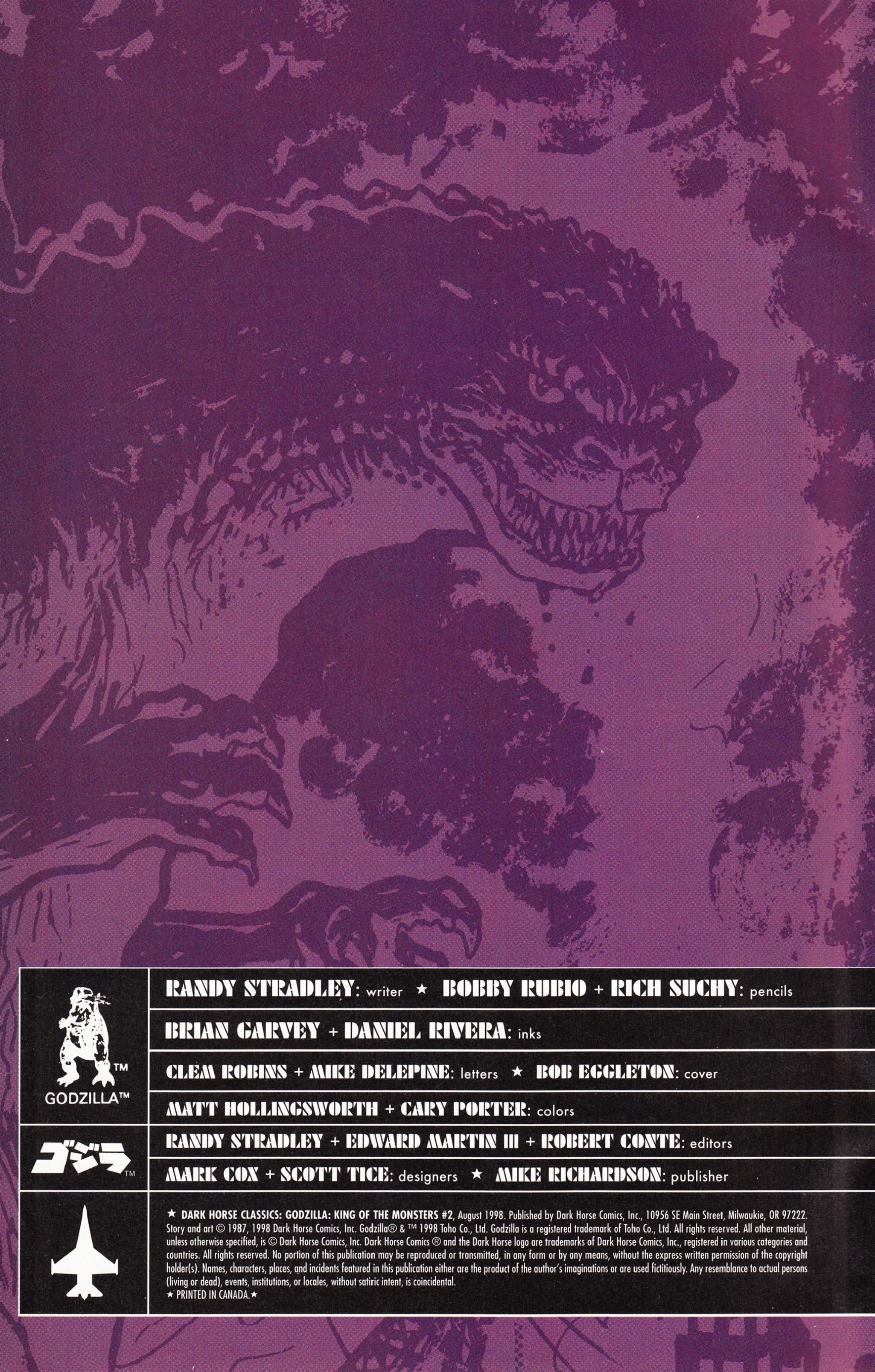 Dark Horse Classics: Godzilla - King of the Monsters Issue #2 #2 - English 2