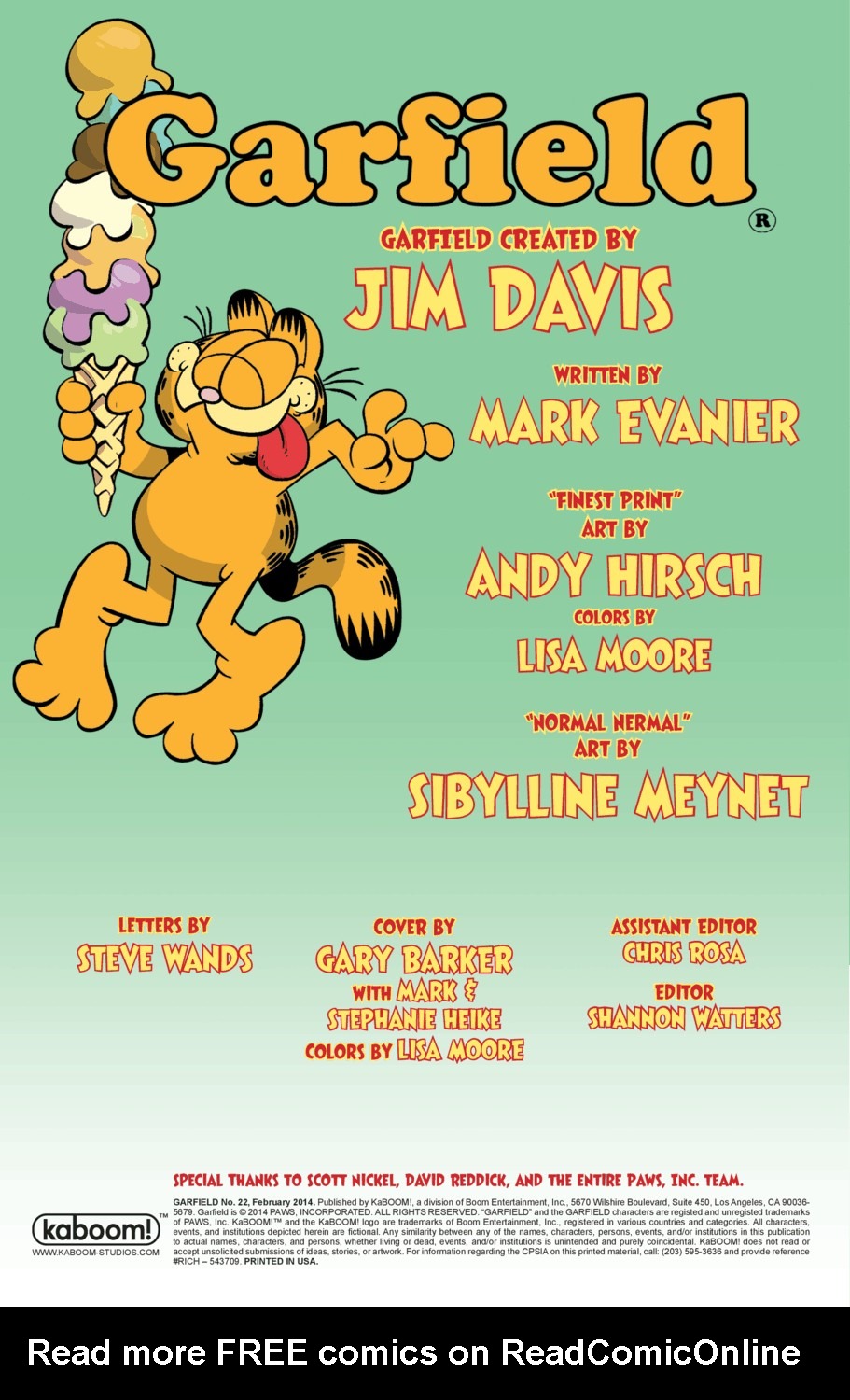 Read online Garfield comic -  Issue #22 - 2