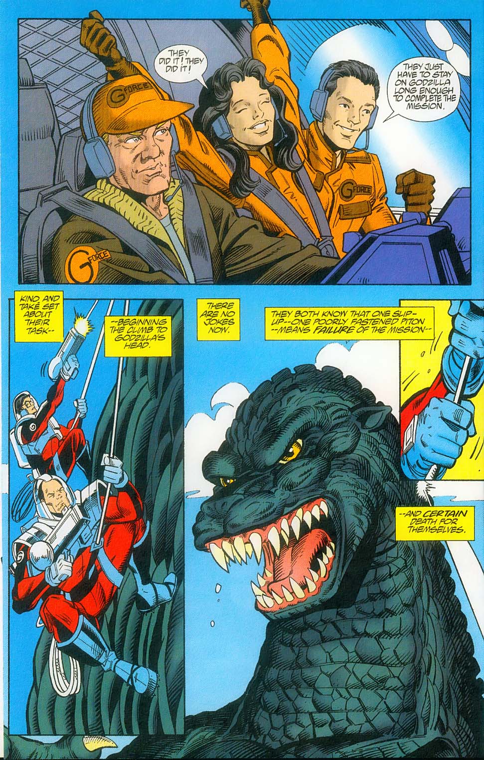 Read online Godzilla (1995) comic -  Issue #14 - 17