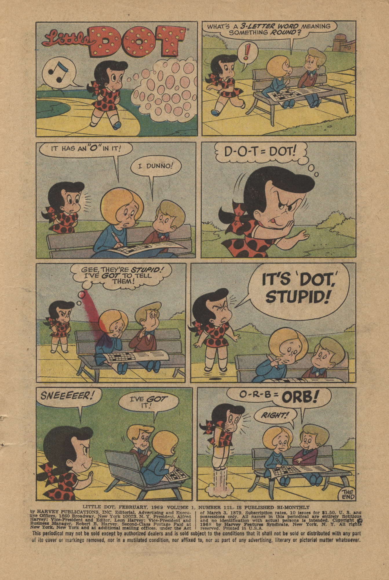 Read online Little Dot (1953) comic -  Issue #121 - 3