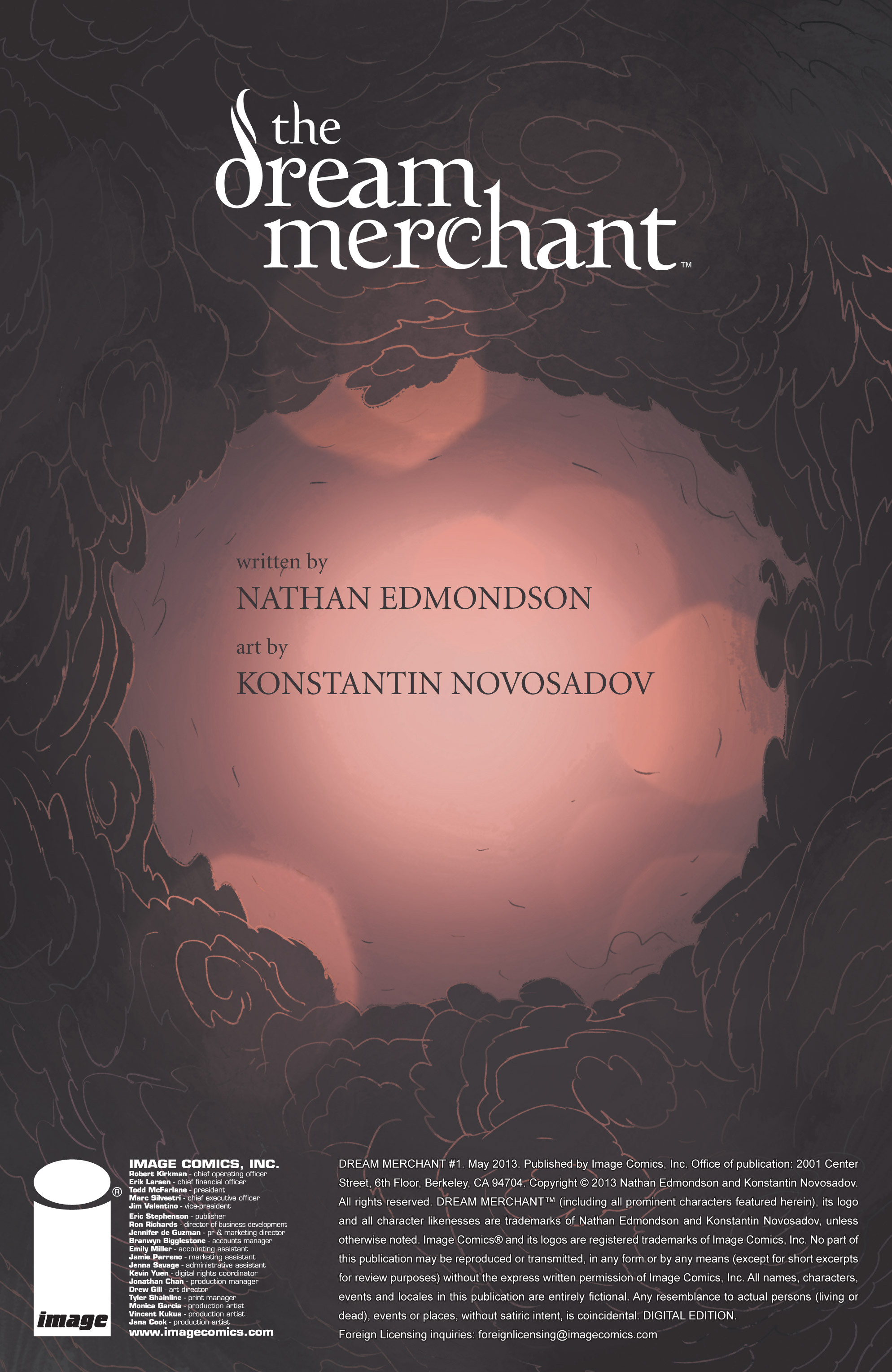 Read online The Dream Merchant comic -  Issue #1 - 2