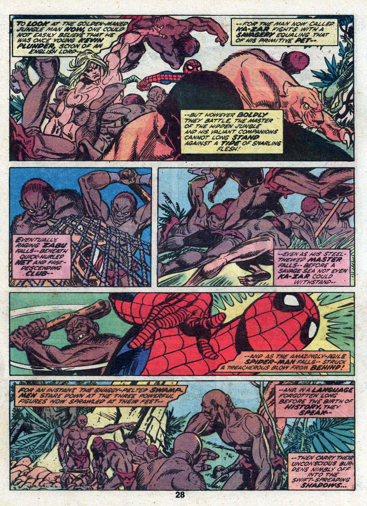 Read online Marvel Treasury Edition comic -  Issue #22 - 29