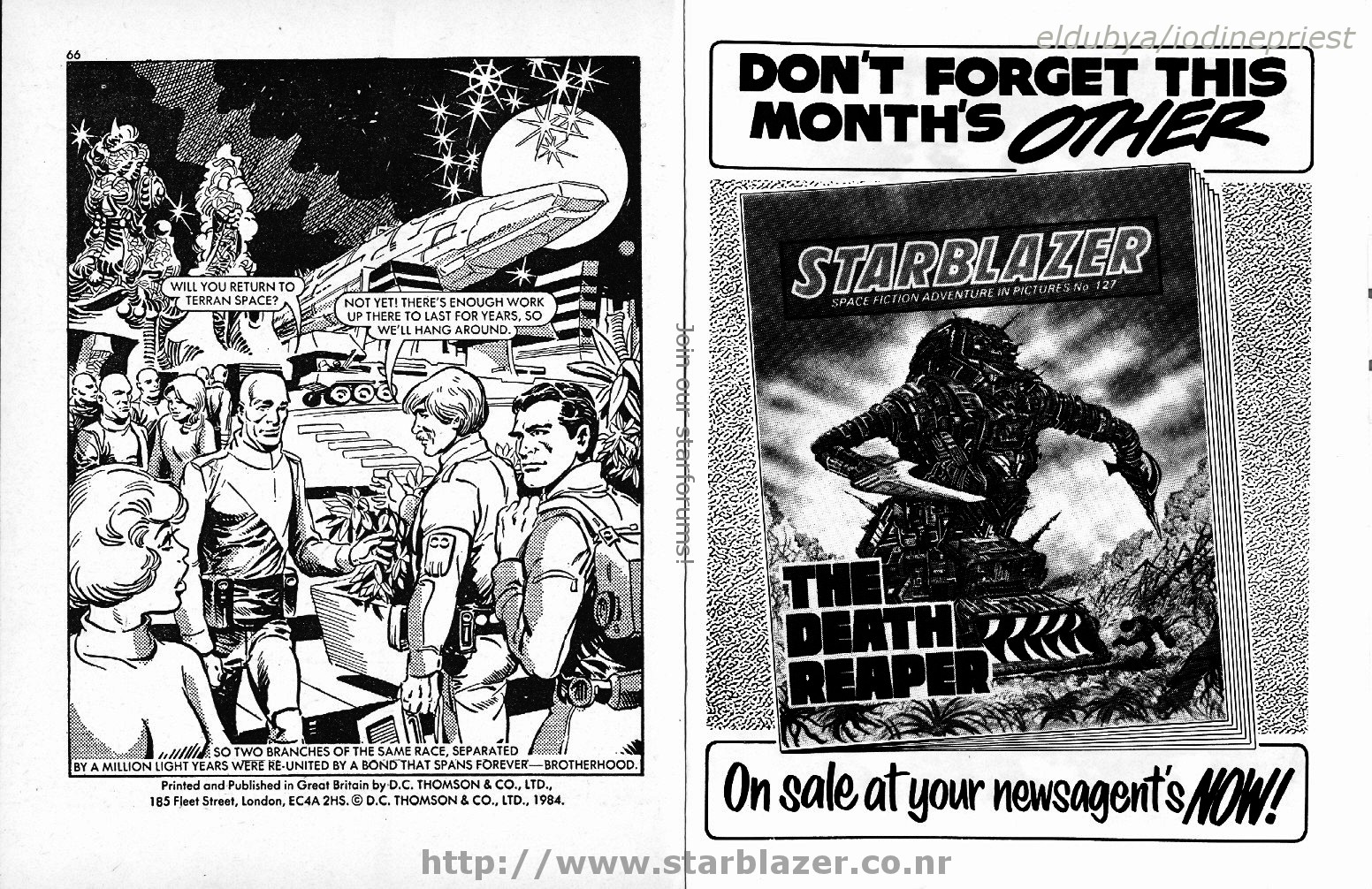 Read online Starblazer comic -  Issue #126 - 35
