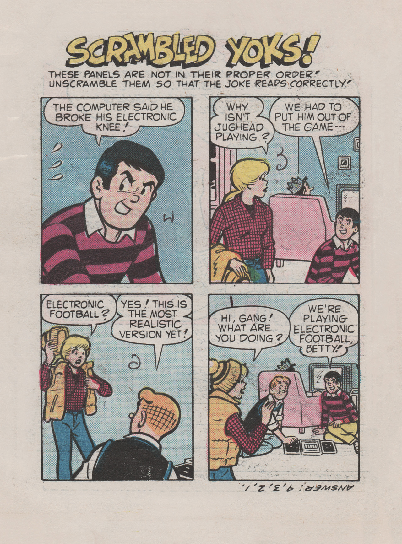 Read online Archie's Story & Game Digest Magazine comic -  Issue #2 - 98