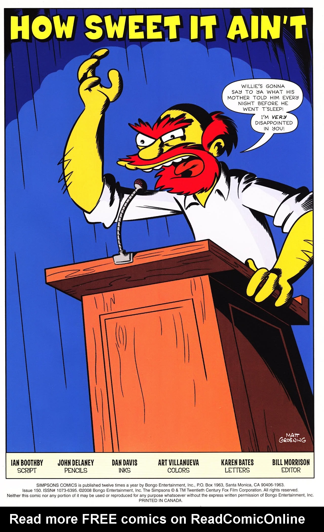 Read online Simpsons Comics comic -  Issue #150 - 2
