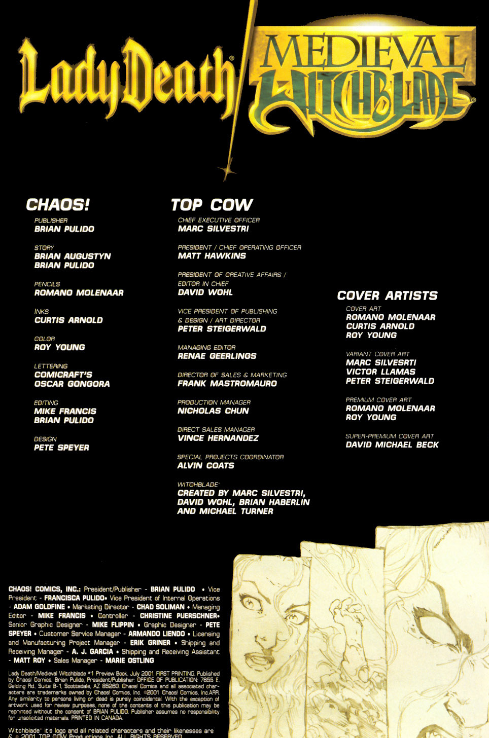 Read online Lady Death/Medieval Witchblade comic -  Issue #1 - 3