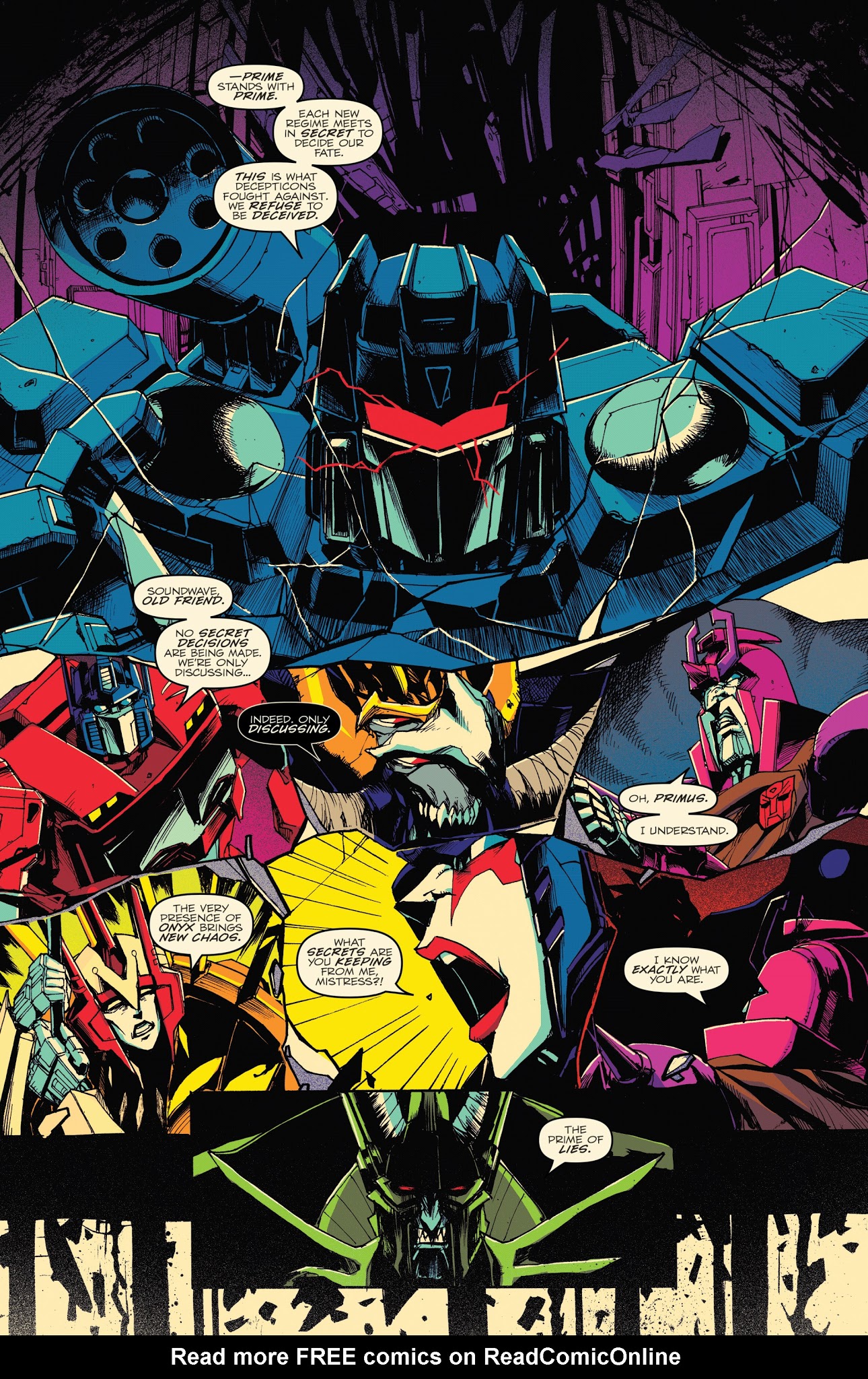 Read online Optimus Prime comic -  Issue #16 - 21