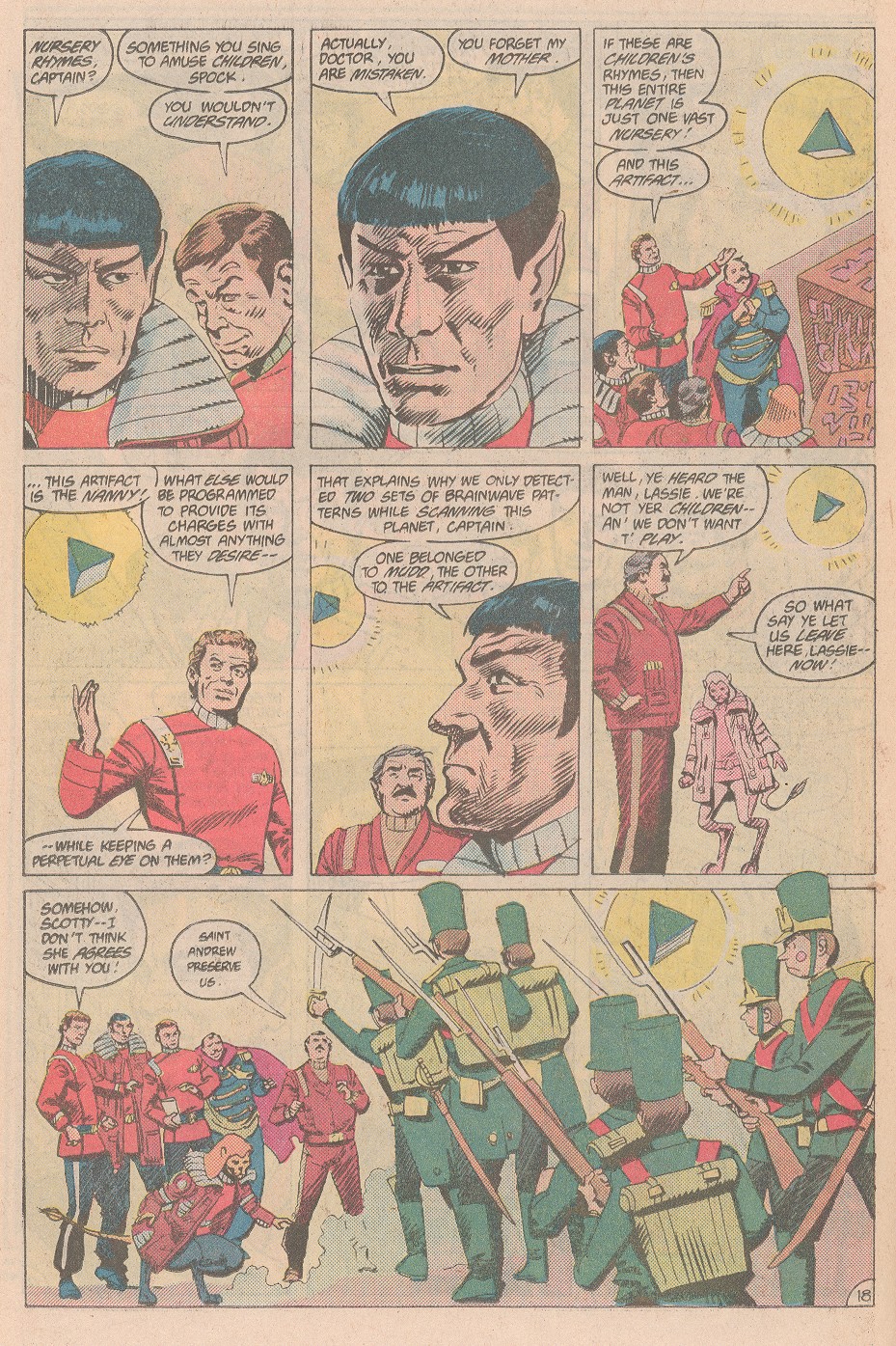 Read online Star Trek (1984) comic -  Issue #40 - 19