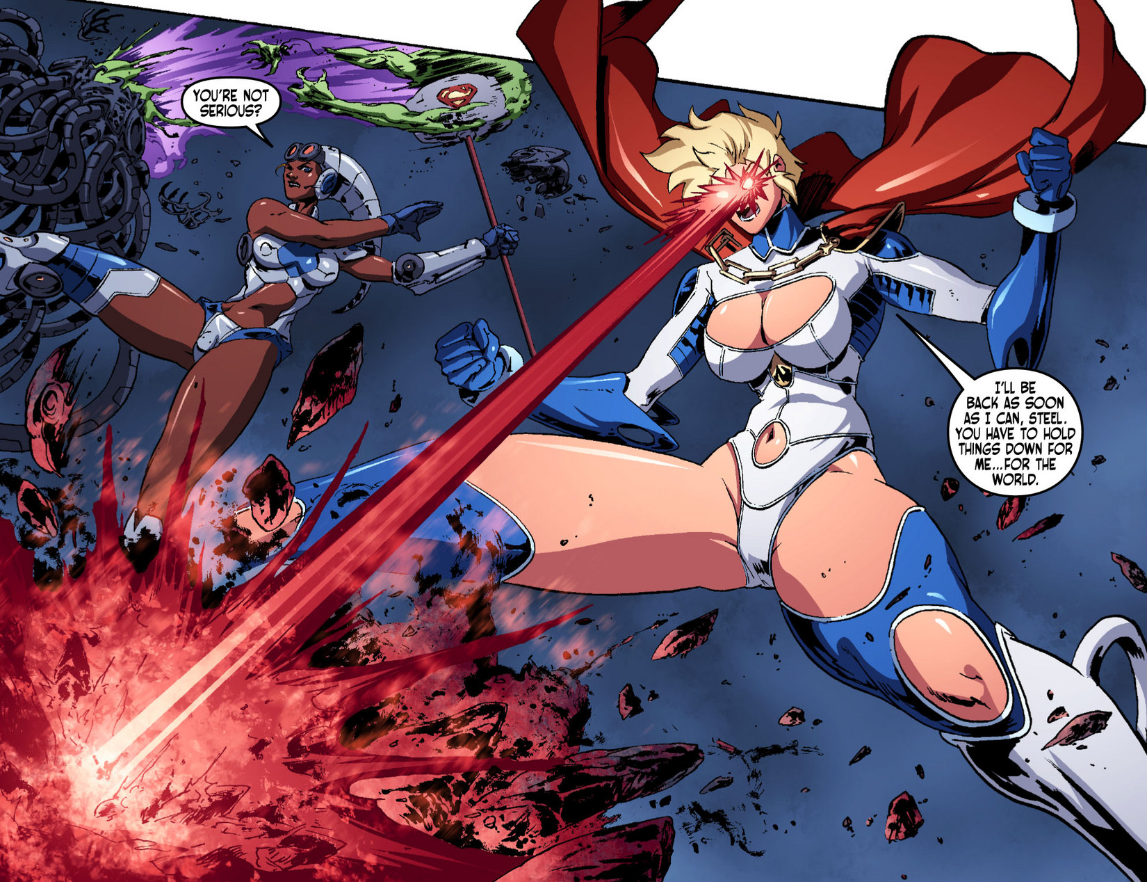 Read online Ame-Comi: Supergirl comic -  Issue #2 - 13