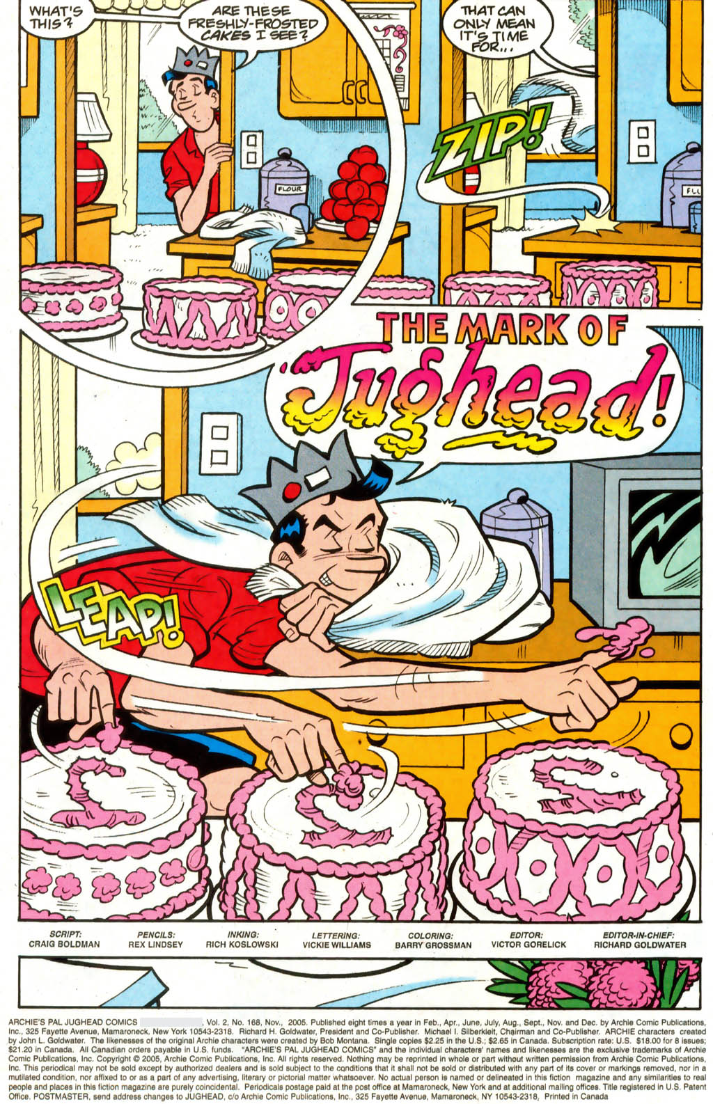 Read online Archie's Pal Jughead Comics comic -  Issue #168 - 2