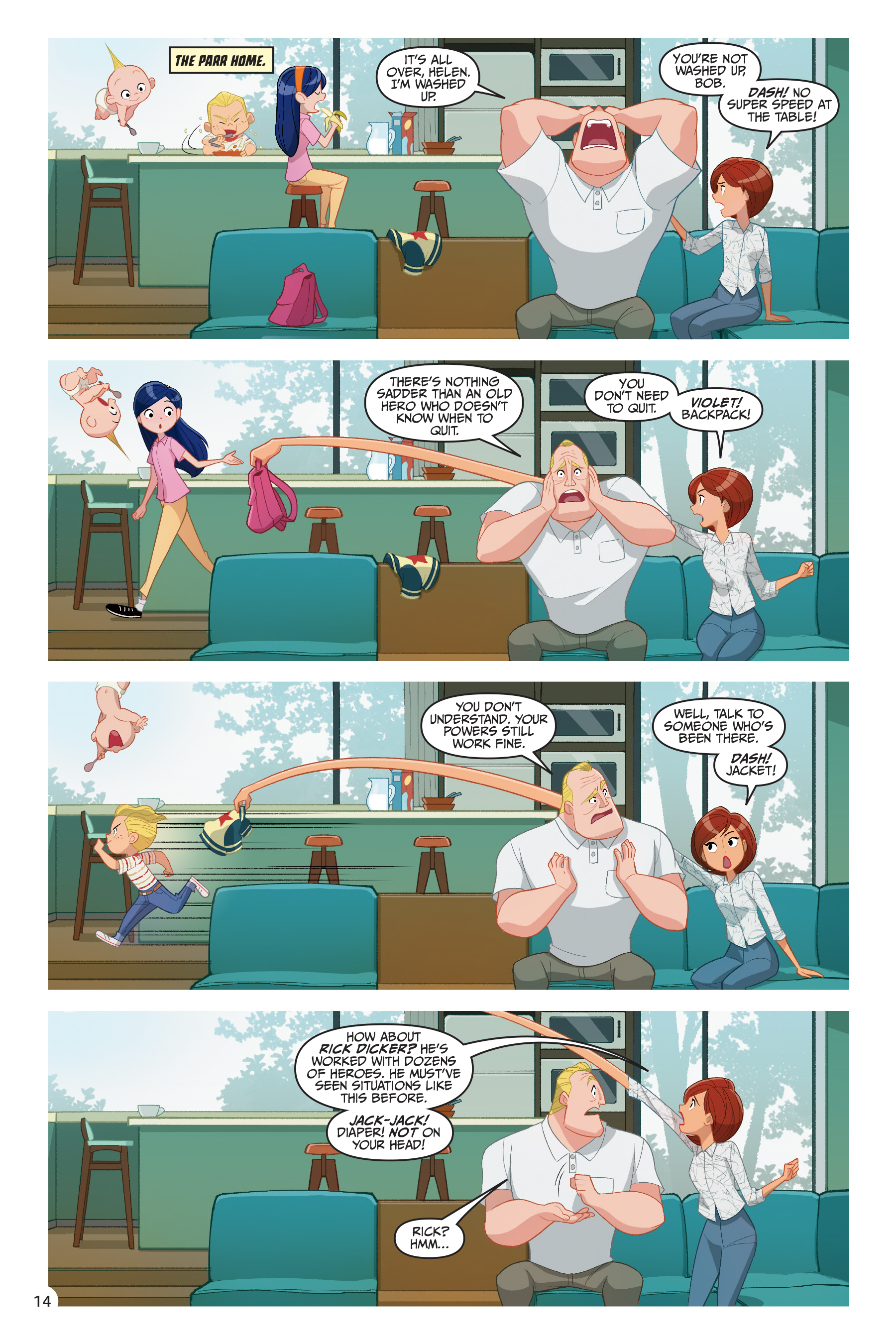 Read online Disney / Pixar The Incredibles 2: Crisis In Mid-Life! & Other Stories comic -  Issue # _TPB - 14