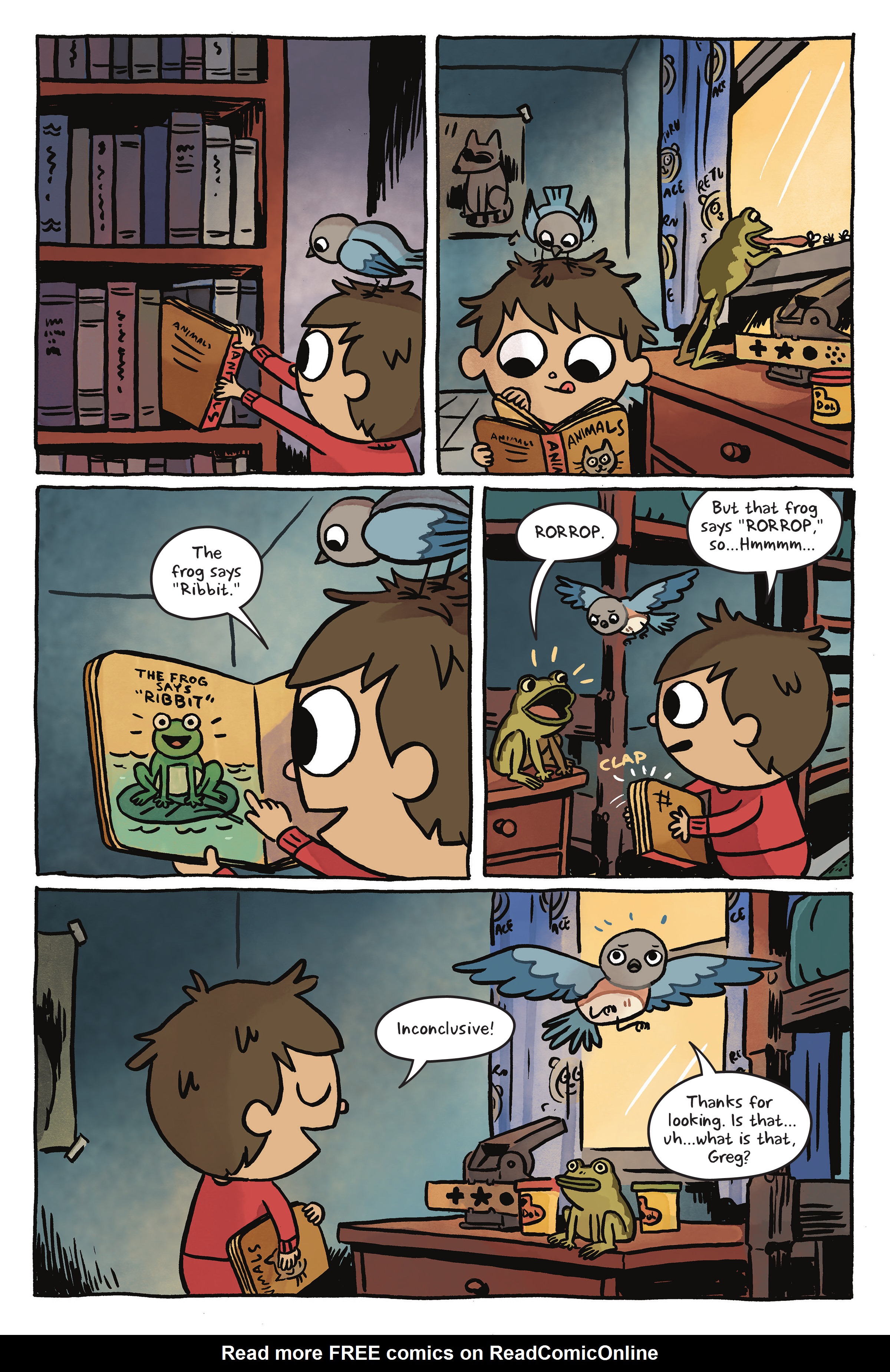 Read online Over the Garden Wall: Distillatoria comic -  Issue # TPB - 61