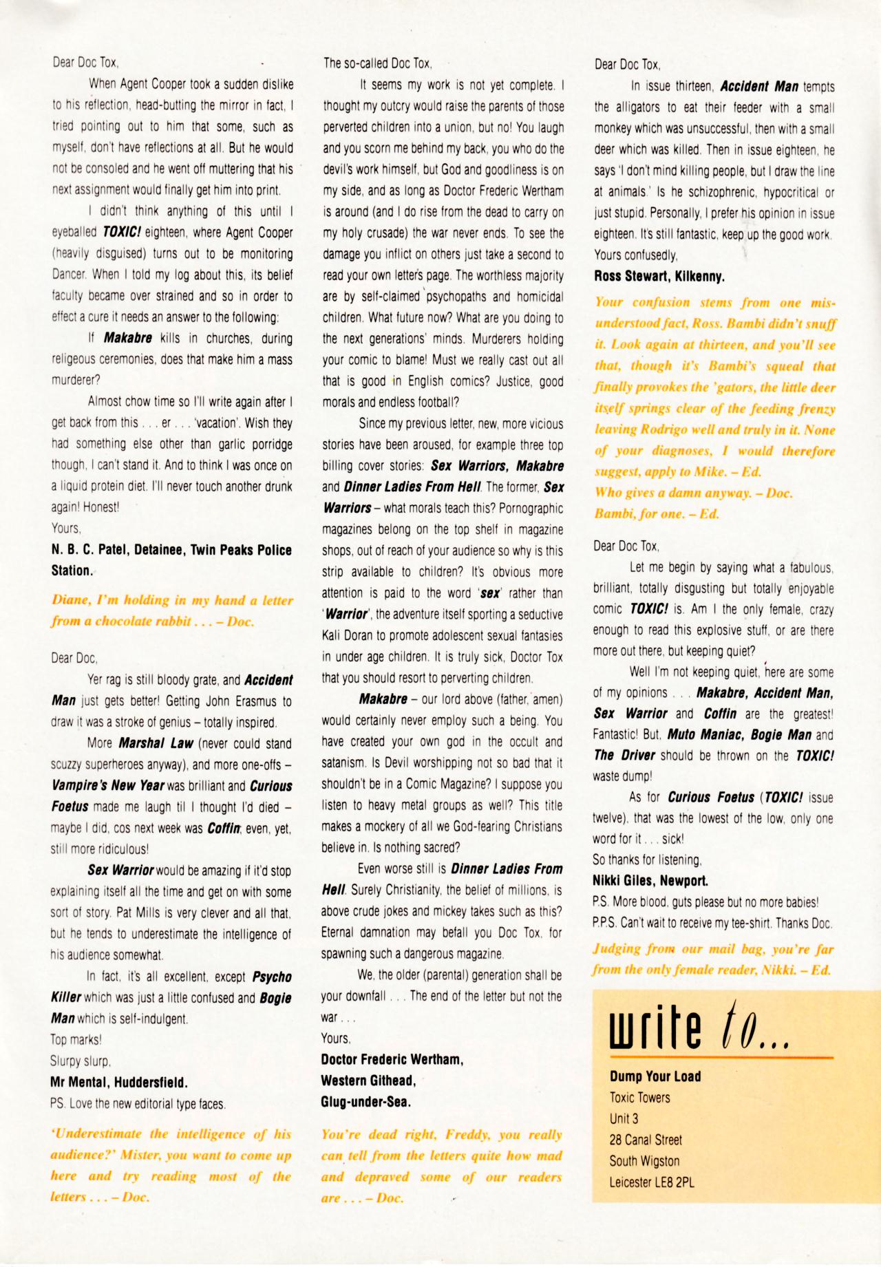 Read online Toxic! comic -  Issue #23 - 35