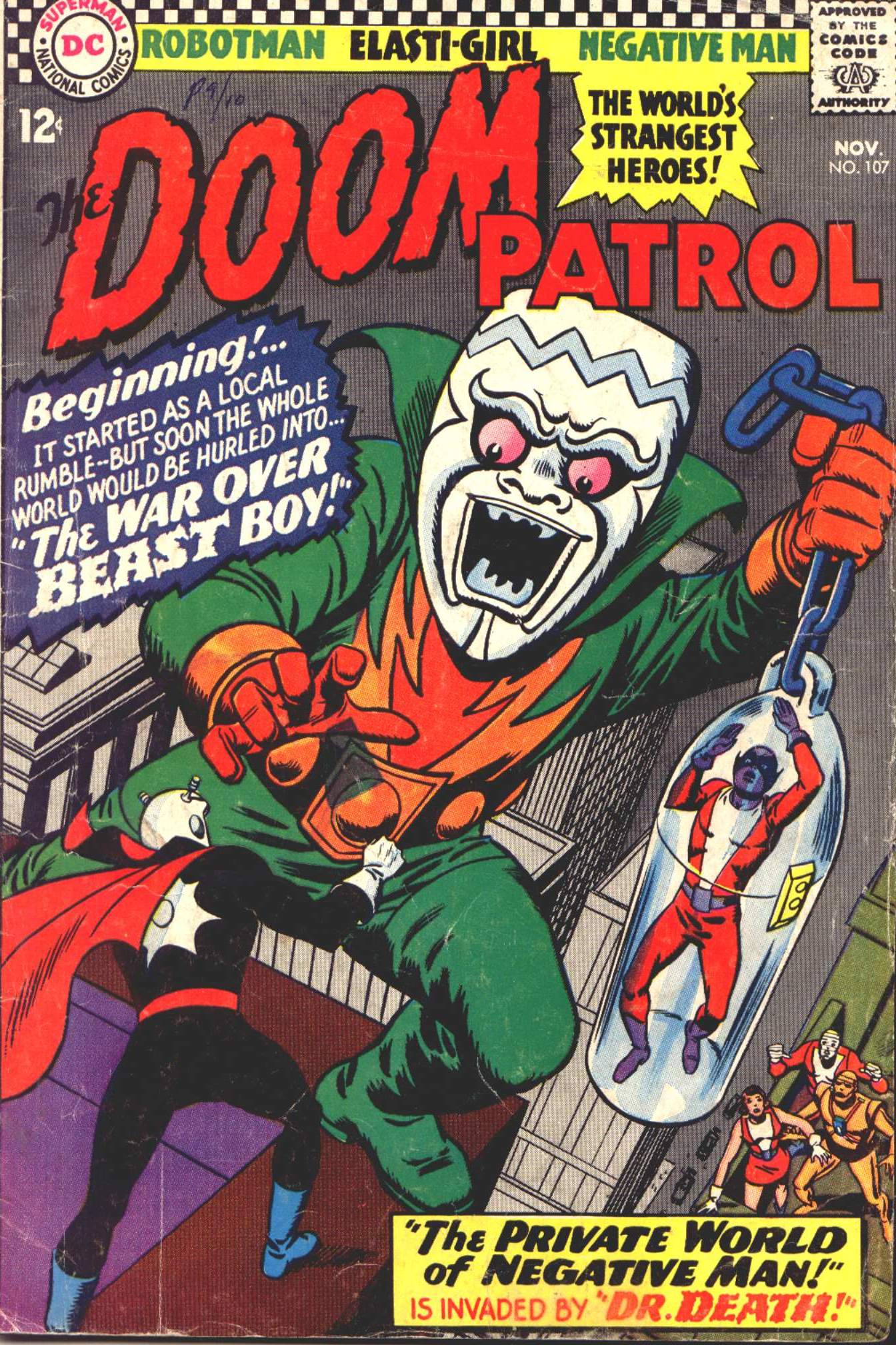 Read online Doom Patrol (1964) comic -  Issue #107 - 1